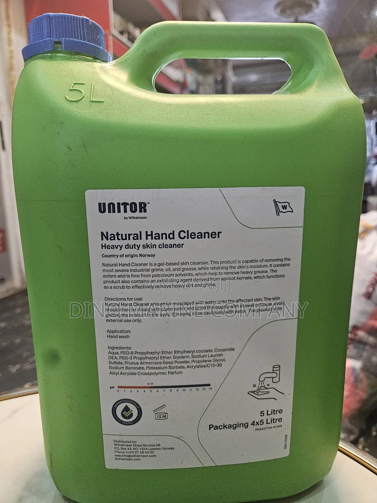 Unitor Natural Hand Cleaner,