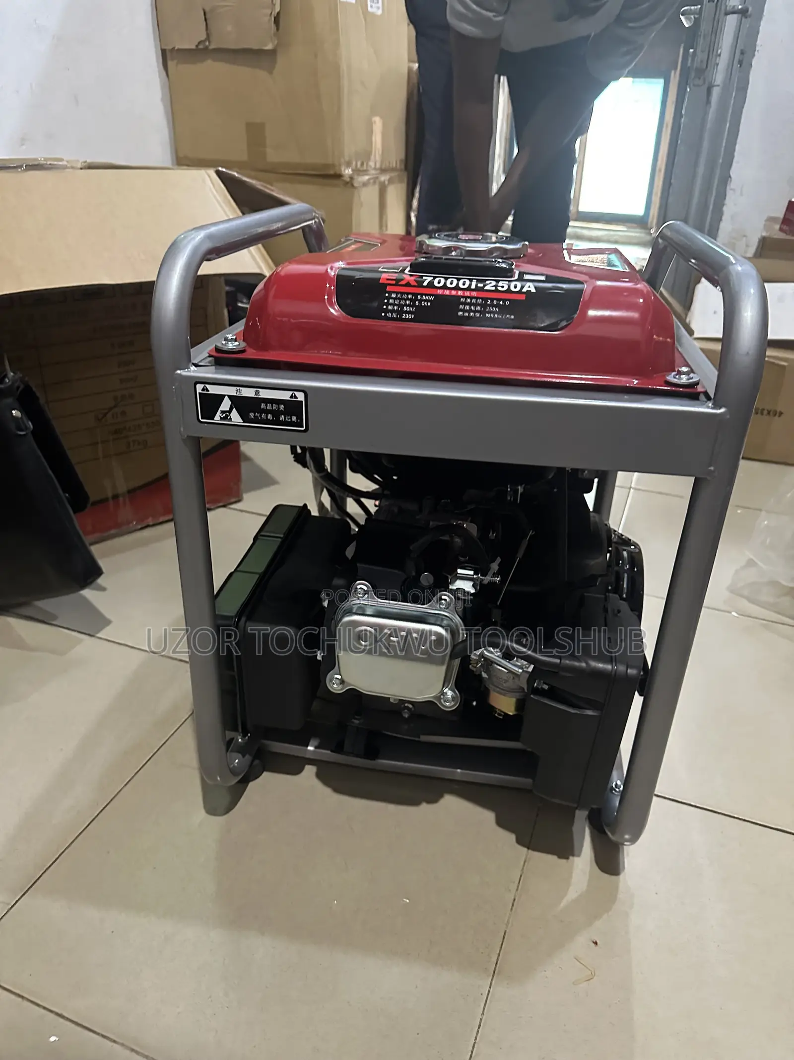 Ex7000i-250a 5.5kw Petrol Generator Welding 250a | 2-in-1 Generator