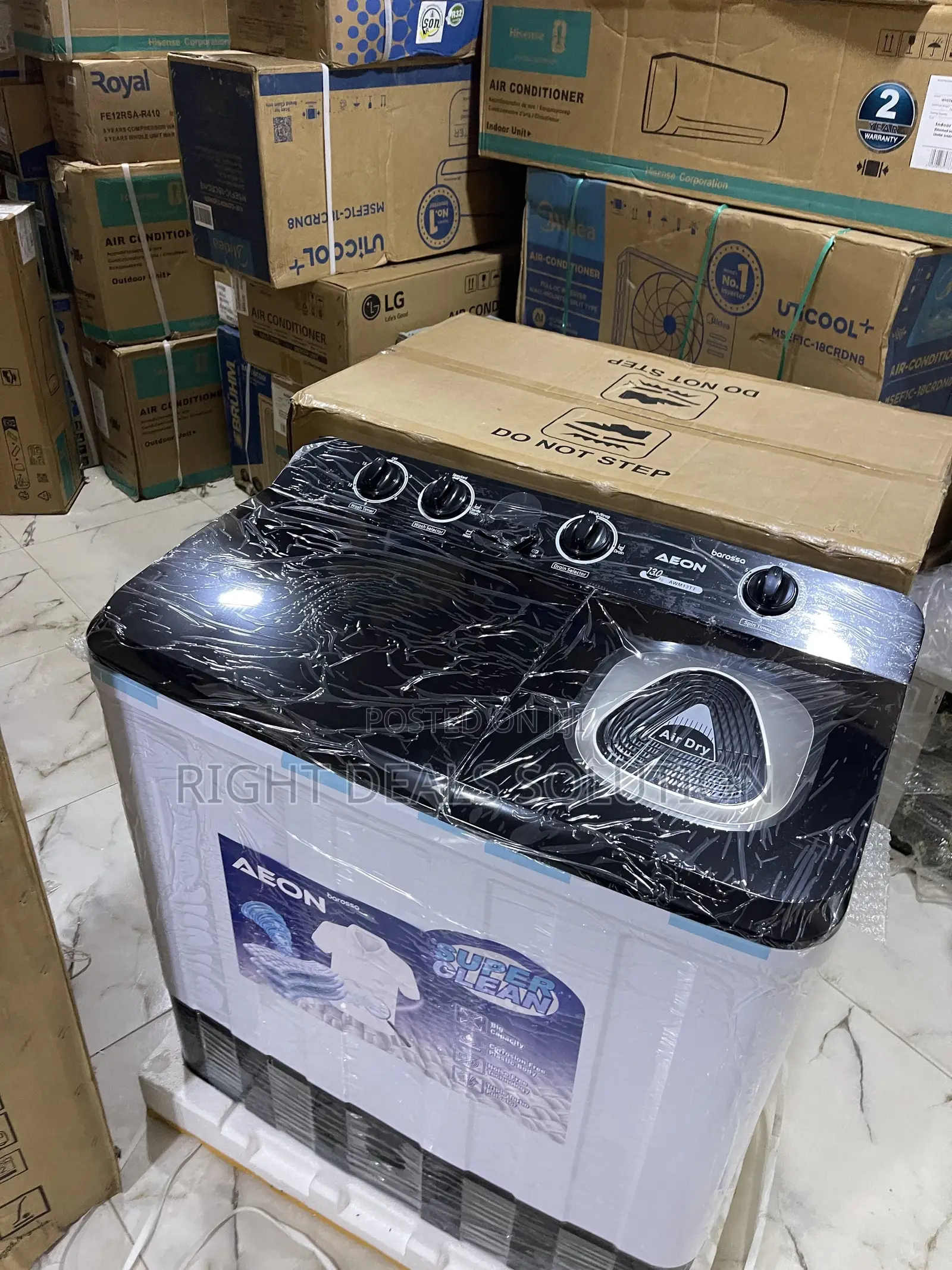 Brand New Aeon Awm 13tt Twintub Washing Machine Gentle Fabric Care