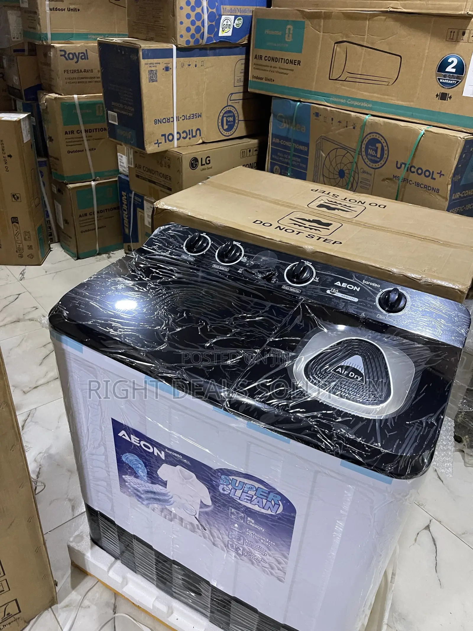 Brand New Aeon Awm 13tt Twintub Washing Machine Gentle Fabric Care