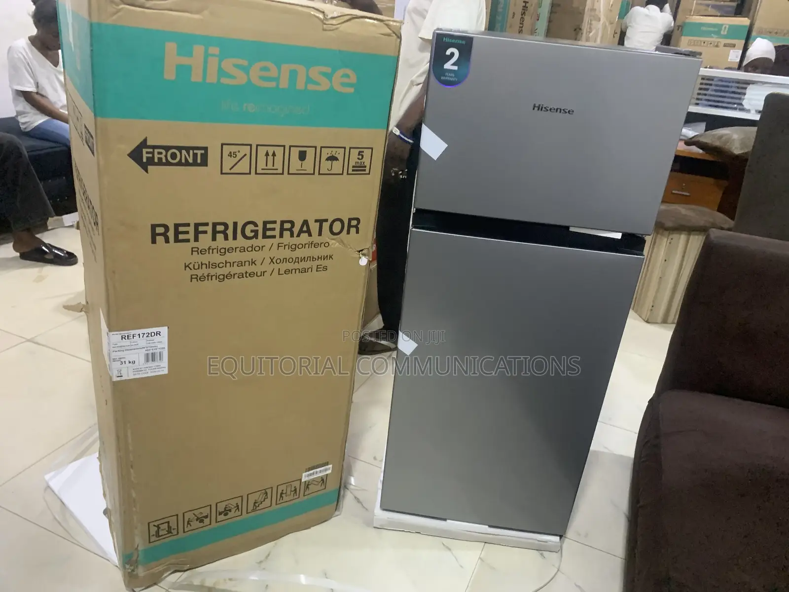 Hisense Ref172dr 124l Top Freezer Refrigerator