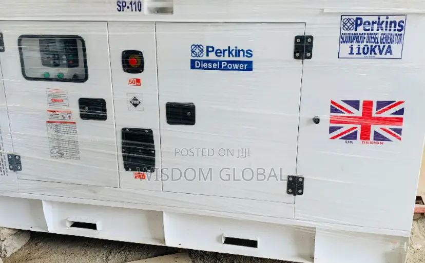 Original 110kva Perkins Soundproof Generator