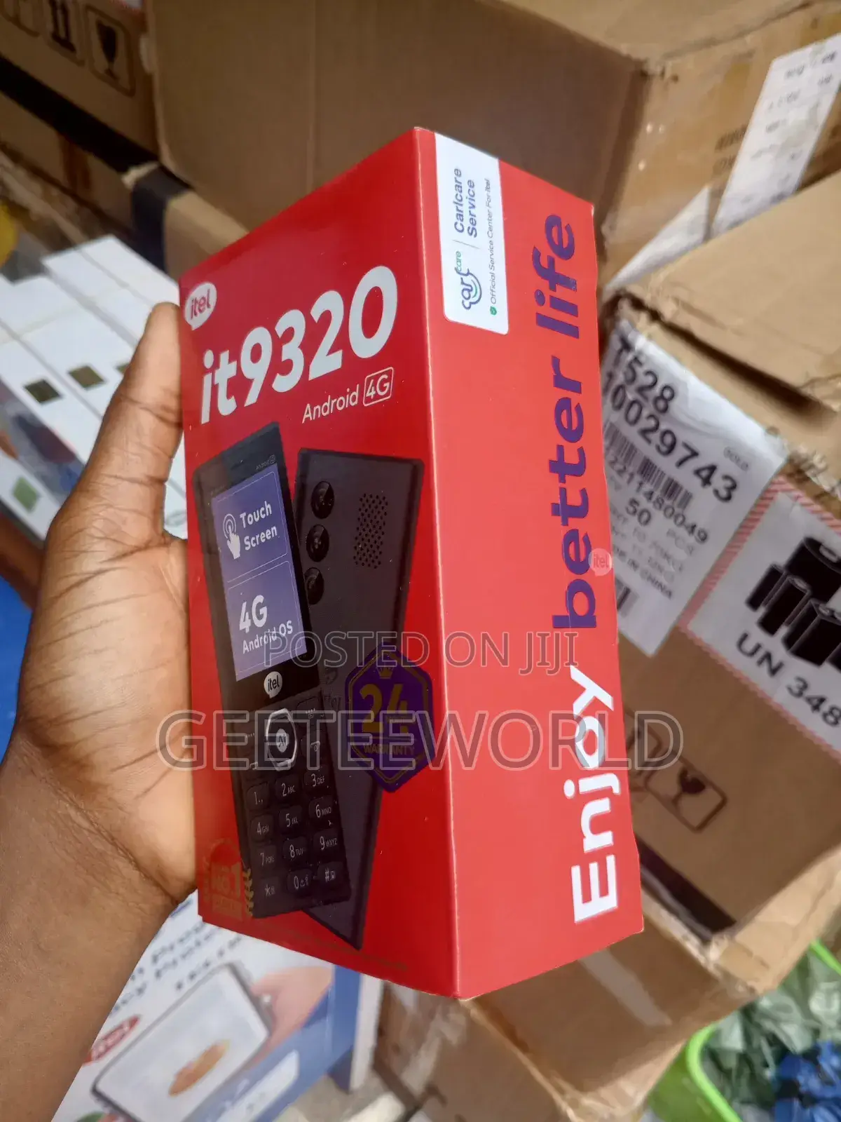New Itel P32 8 GB Black