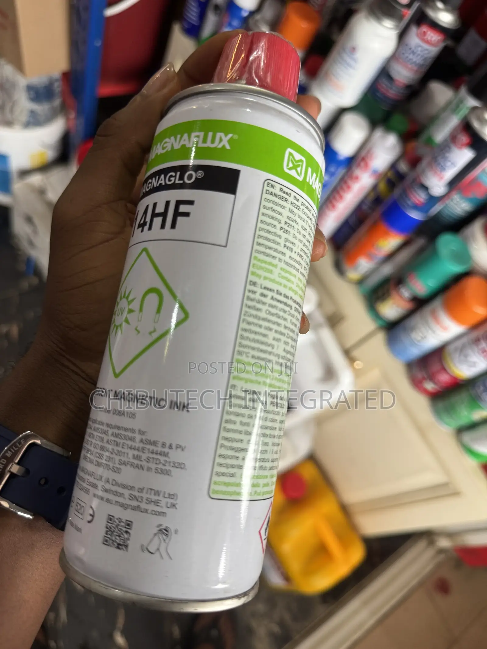 400ml Aerosol Can of Magnaflux Magnaglo 14hf