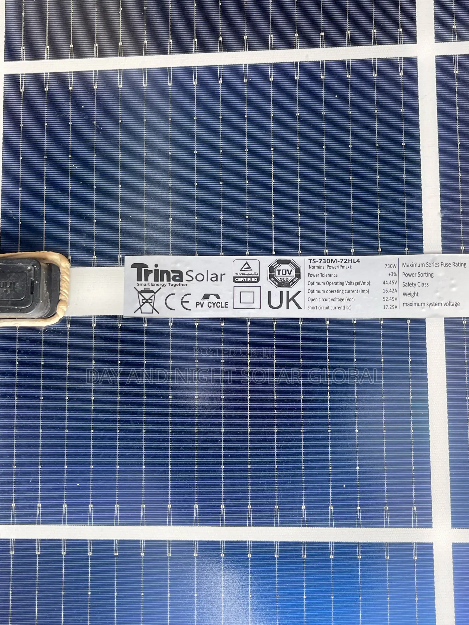 730watts Australian Used Tukumbo Mono Bi Facial Solar Panel