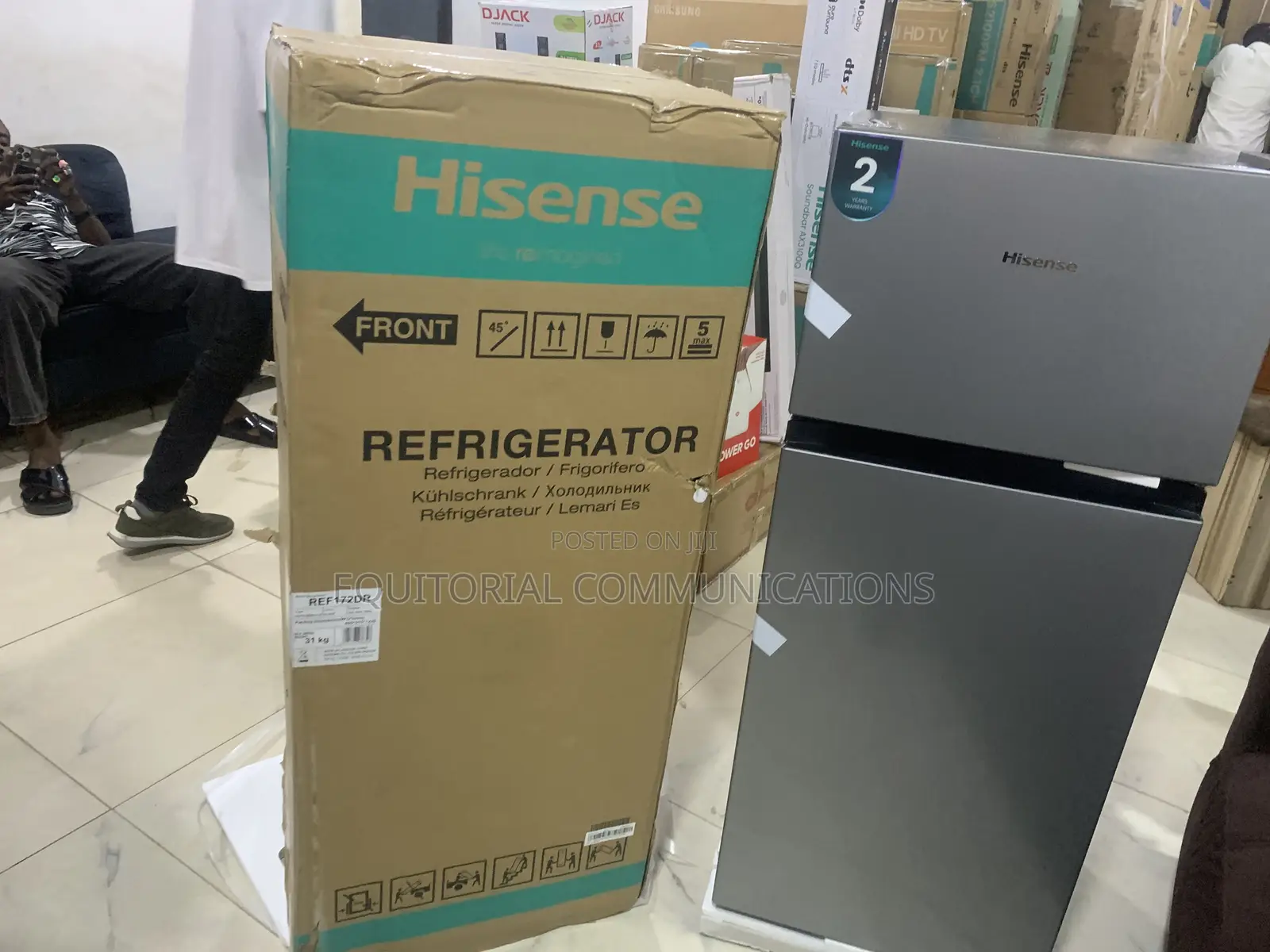 Hisense Ref172dr 124l Apartment Refrigerator