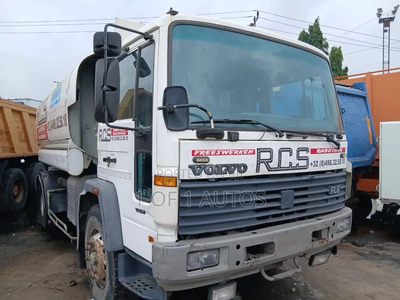 Volvo Fl6 19 Gas Truck 1998 White