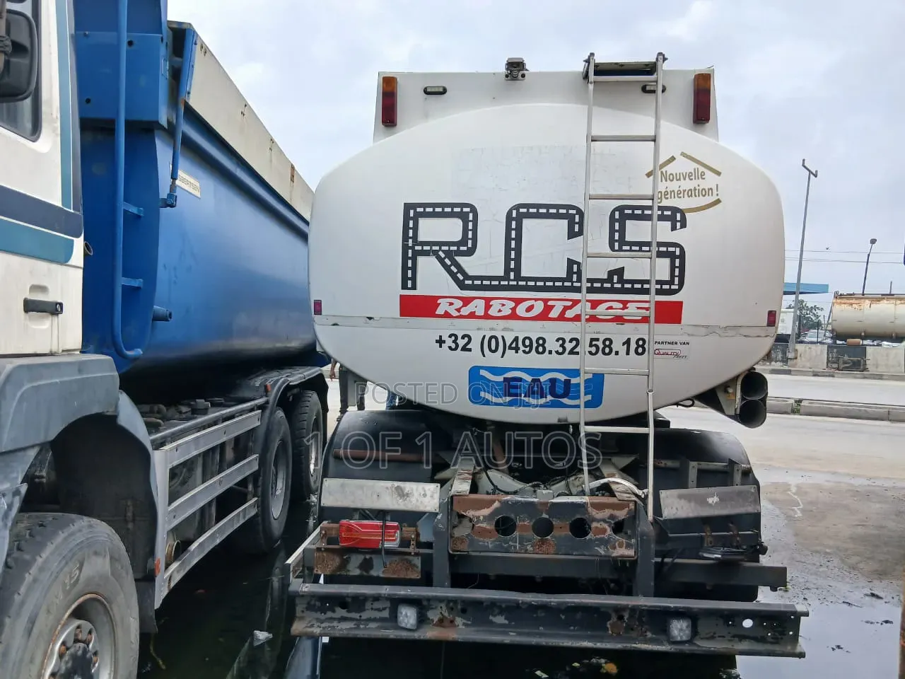 Volvo Fl6 19 Gas Truck 1998 White