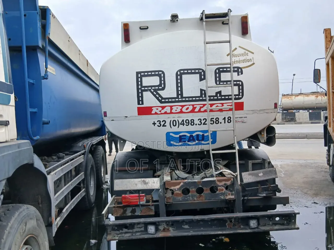 Volvo Fl6 19 Gas Truck 1998 White