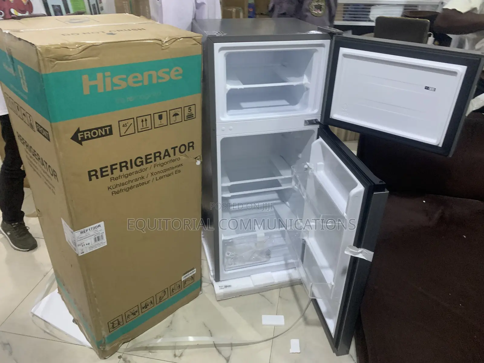 Hisense Ref172dr 124l Refrigerator With Door Storage