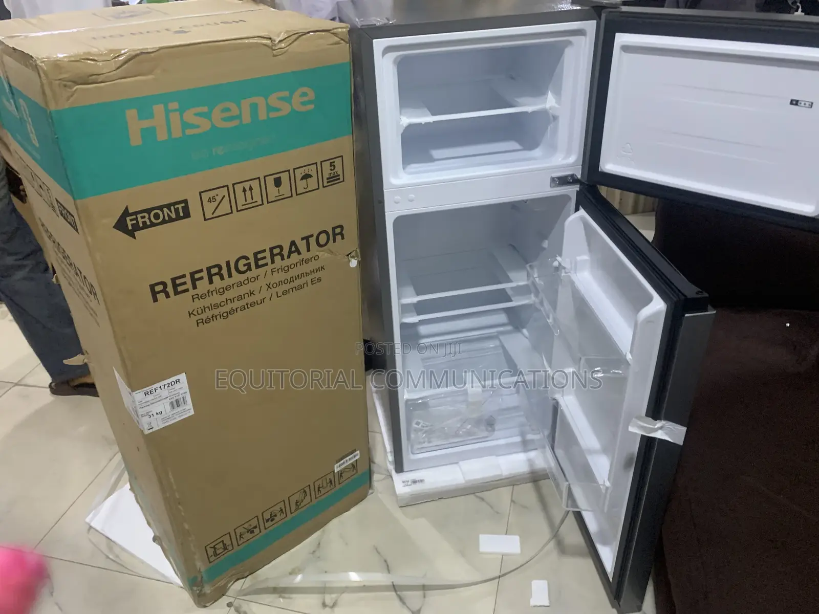 Hisense Ref172dr 124l Refrigerator With Modern Silver Exterior Finish