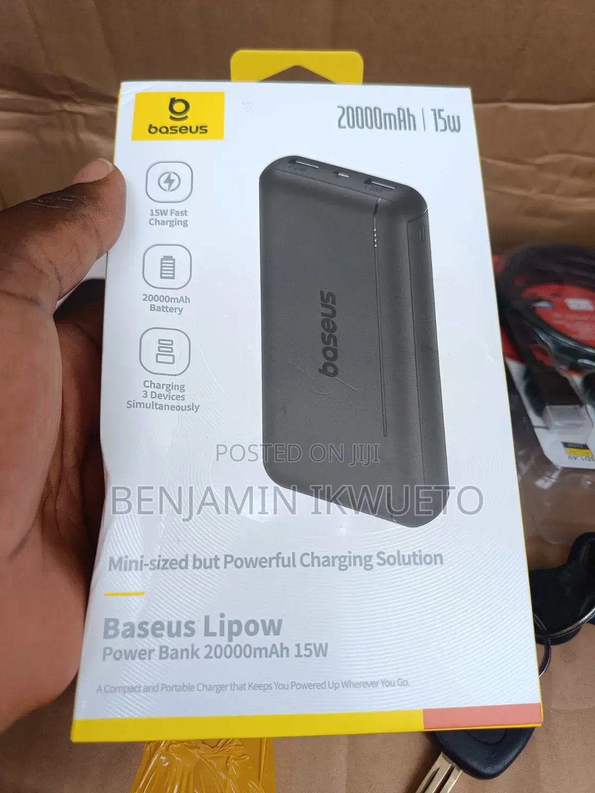 Baseus Power Bank 20,000mah (15w)