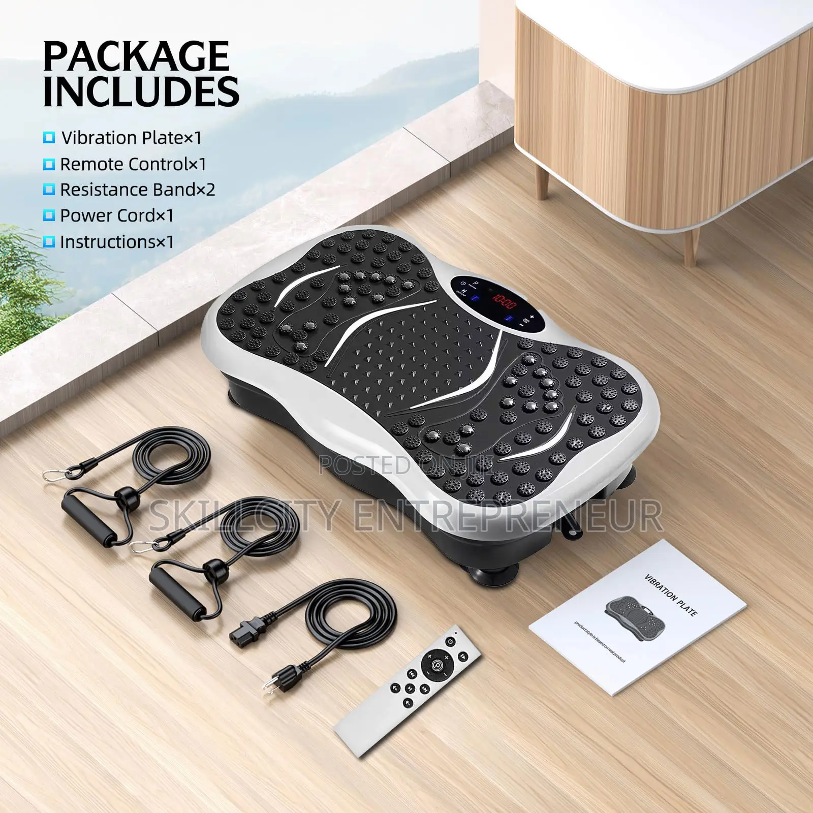 Vibration Plate Exercising Machine