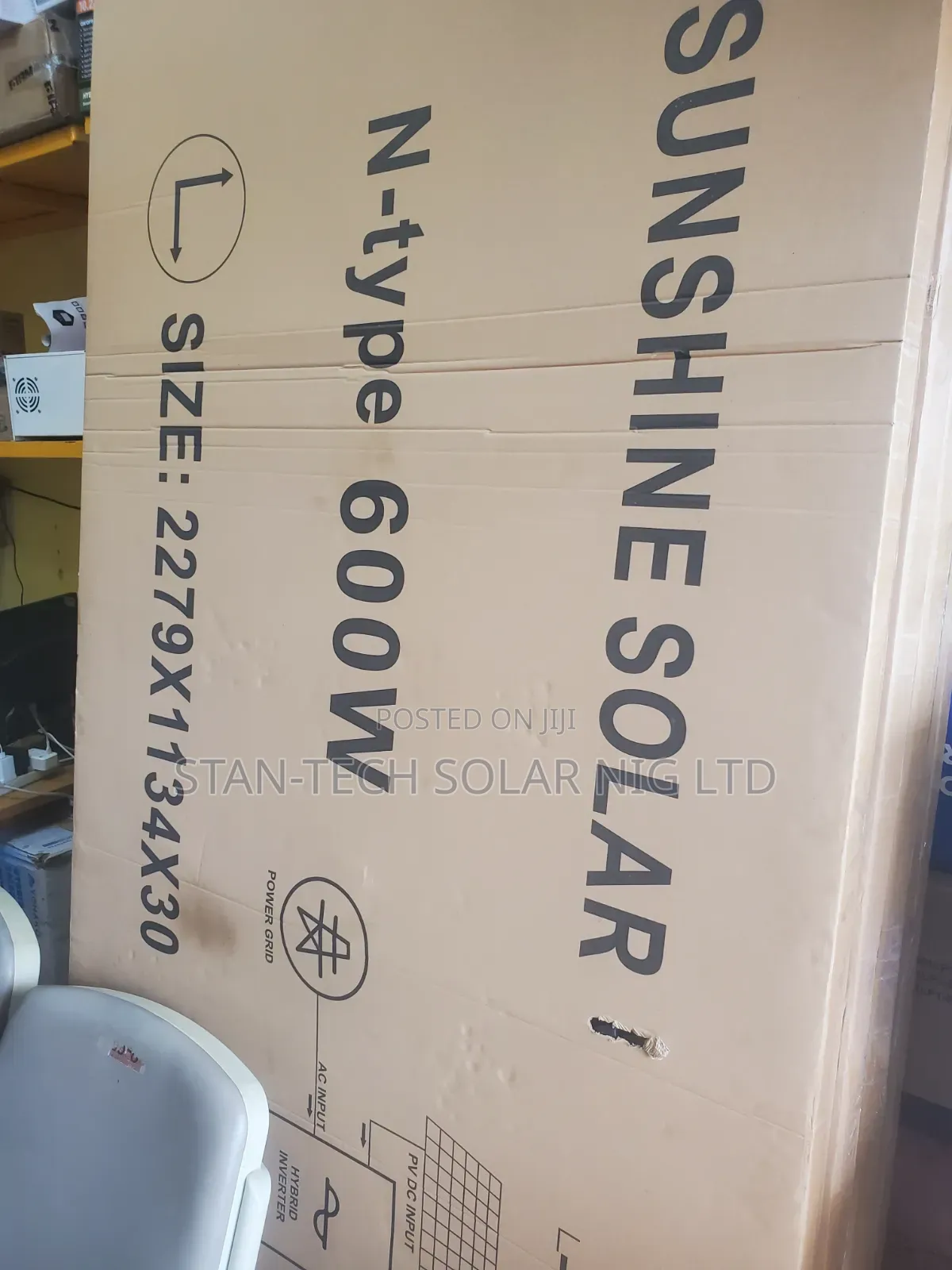 600w Sunshine Solar Single Face Panel