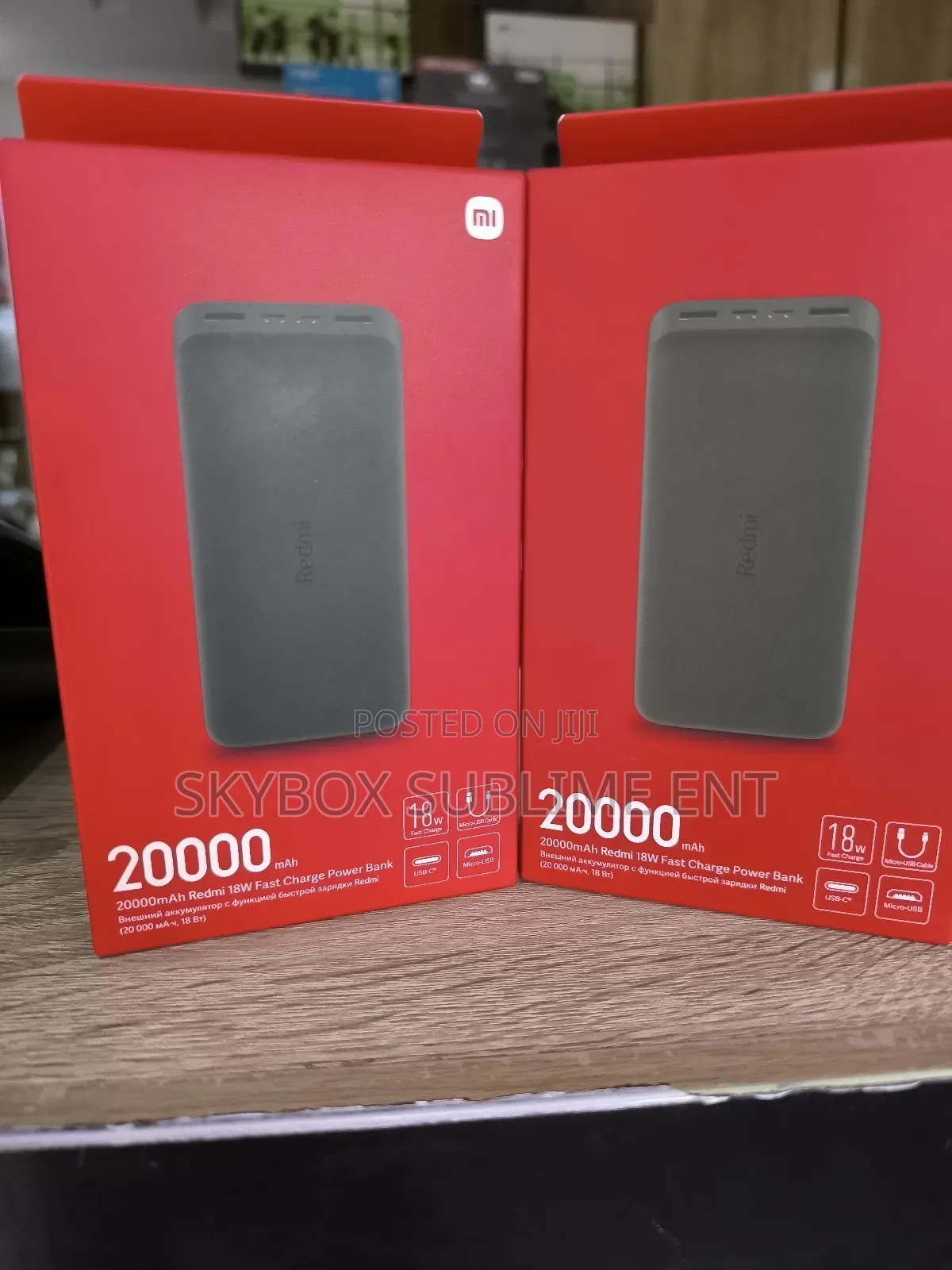Redmi Power Bank 20000mah Fast Charge Power Bank 18w