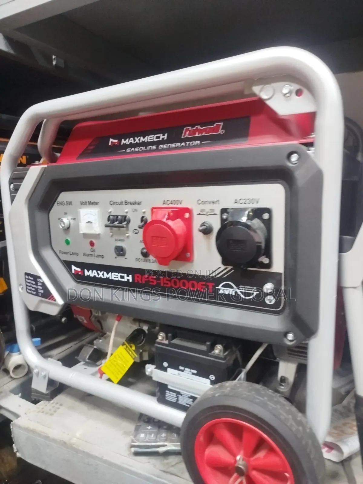 Maxmech RFS 15000et 12.0kva High-Capacity Petrol Generator
