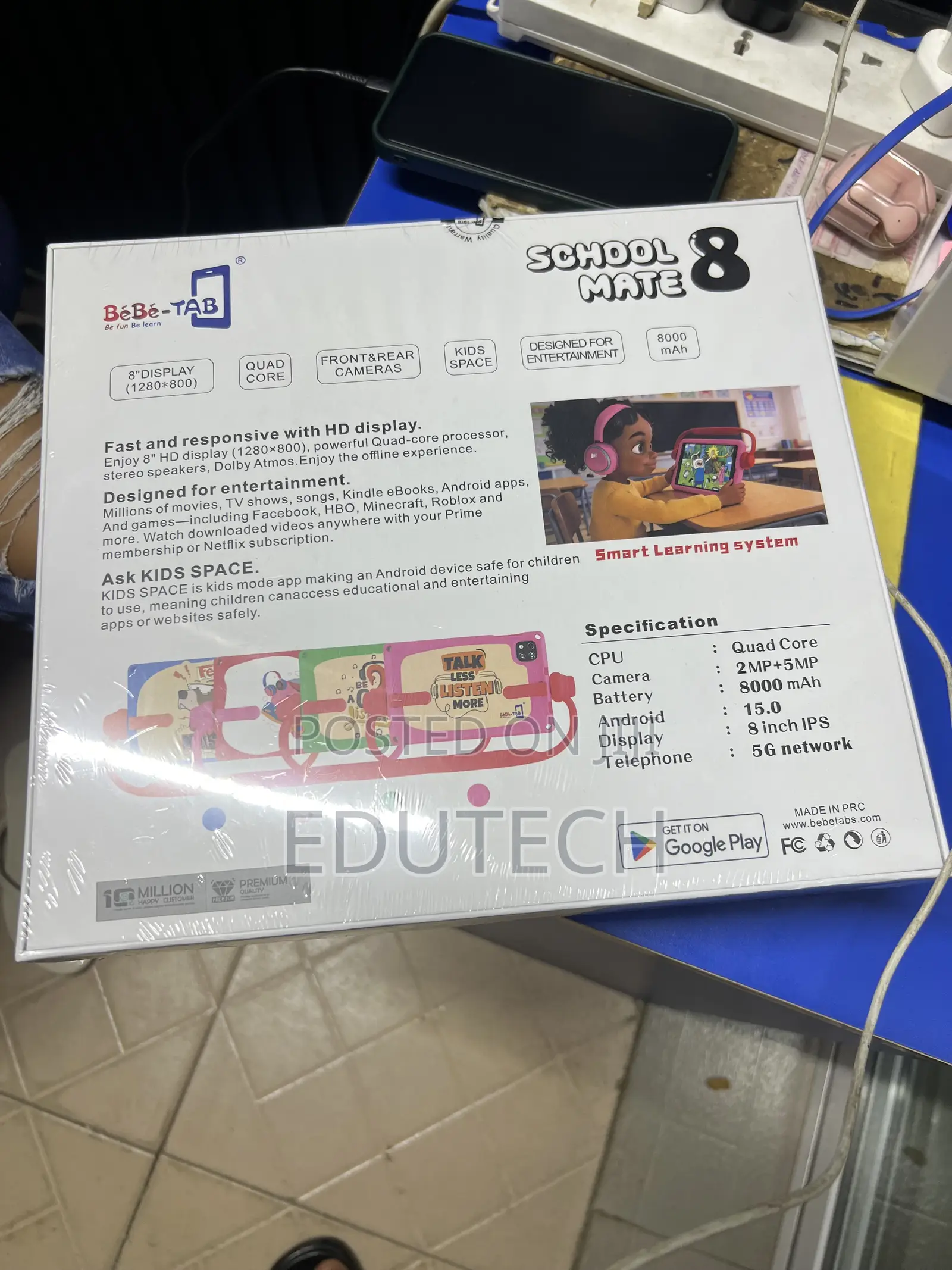 New Bebe B88 256 GB Pink