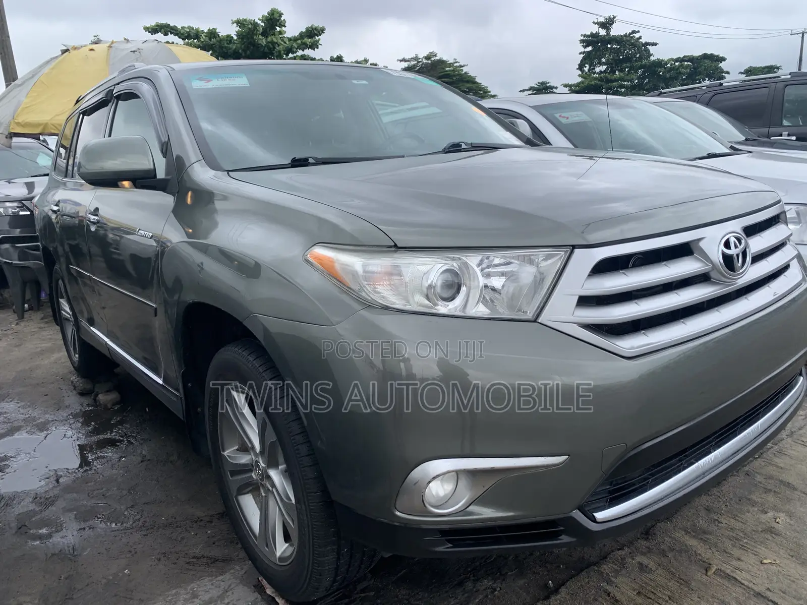 Toyota Highlander Limited 2012 Green