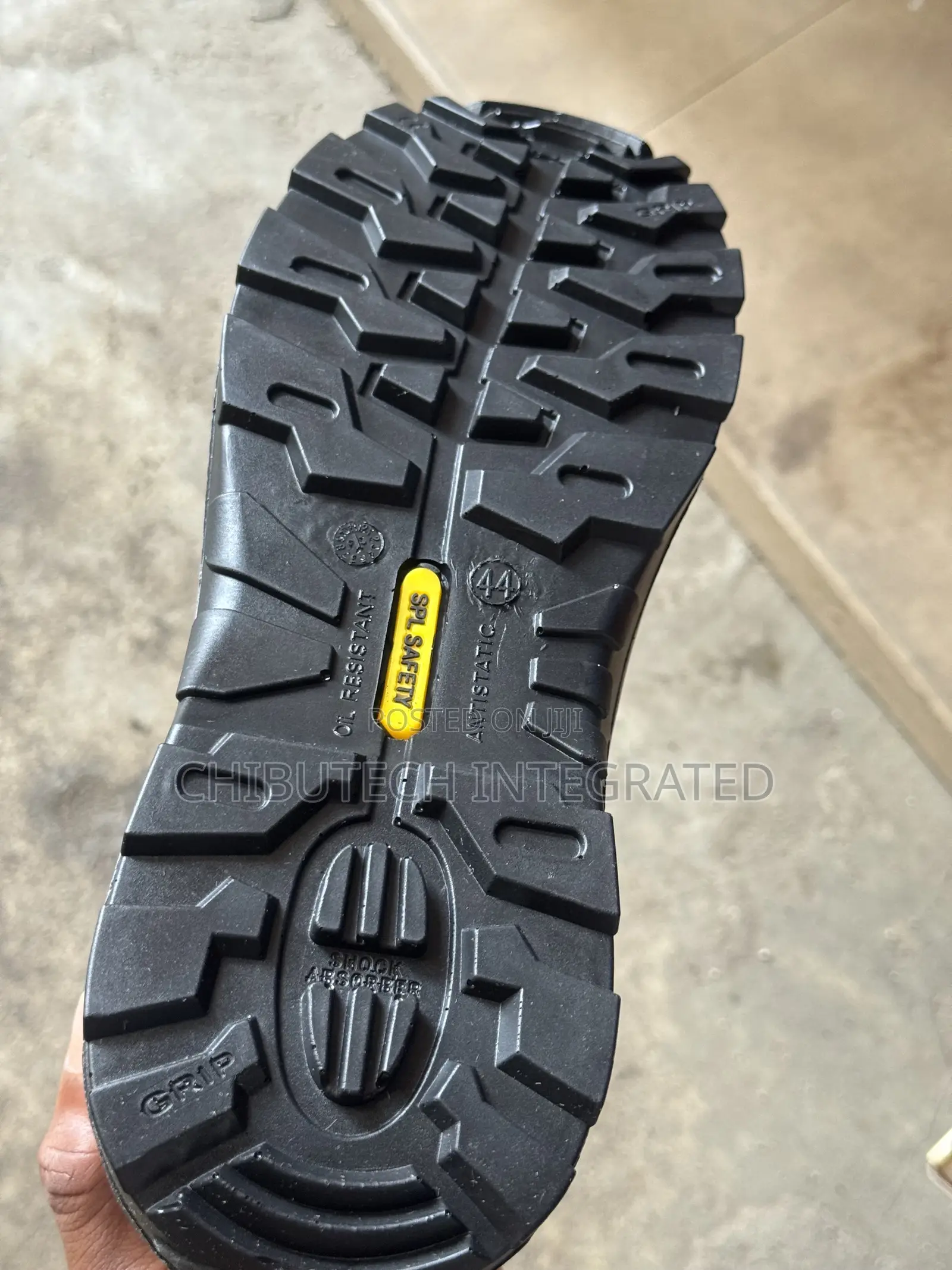 Black Athletic-style Safety Shoes