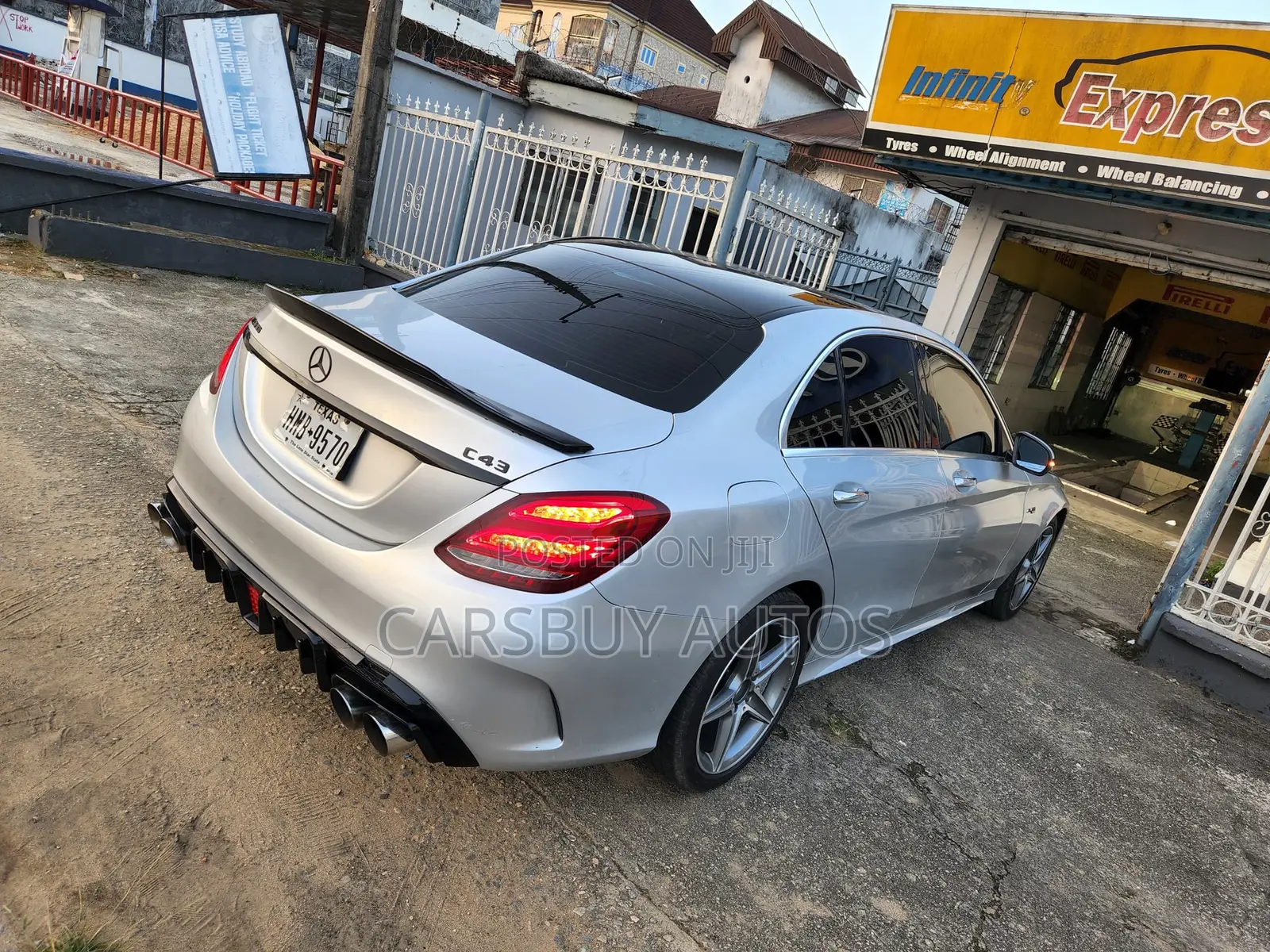 Mercedes-Benz C43 4Matic Sedan AWD (3.0L V6 9AM) 2017 Gray