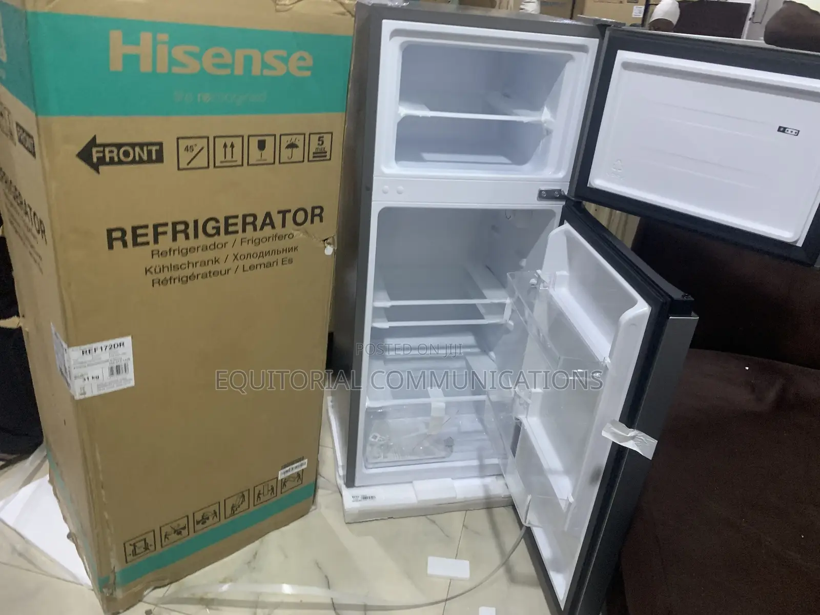 Hisense Ref172dr 124l Refrigerator for Kitchens, Hostels, and Offices