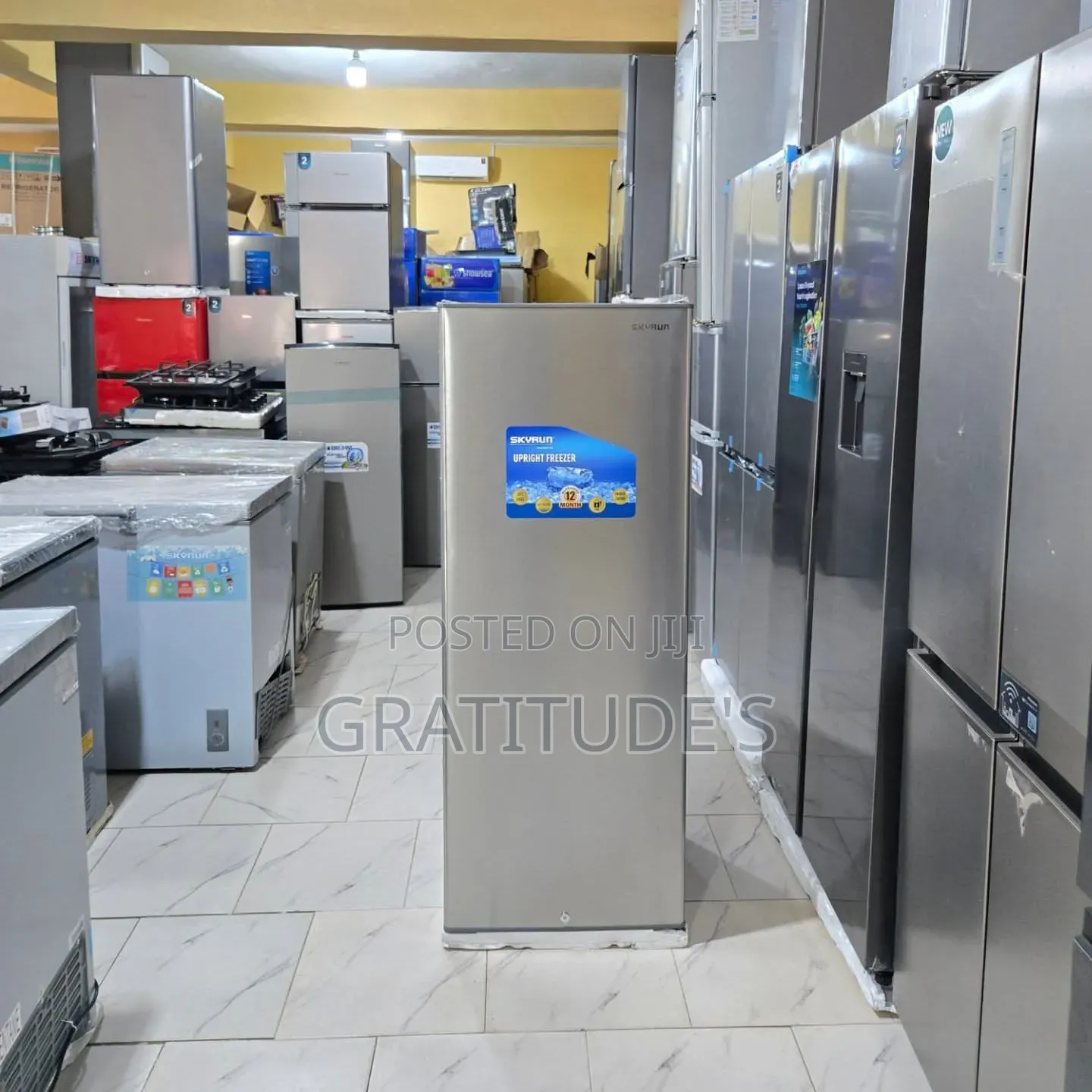 Skyrun Upright Freezer Model:Bdl-185h Gross Volume: 185l