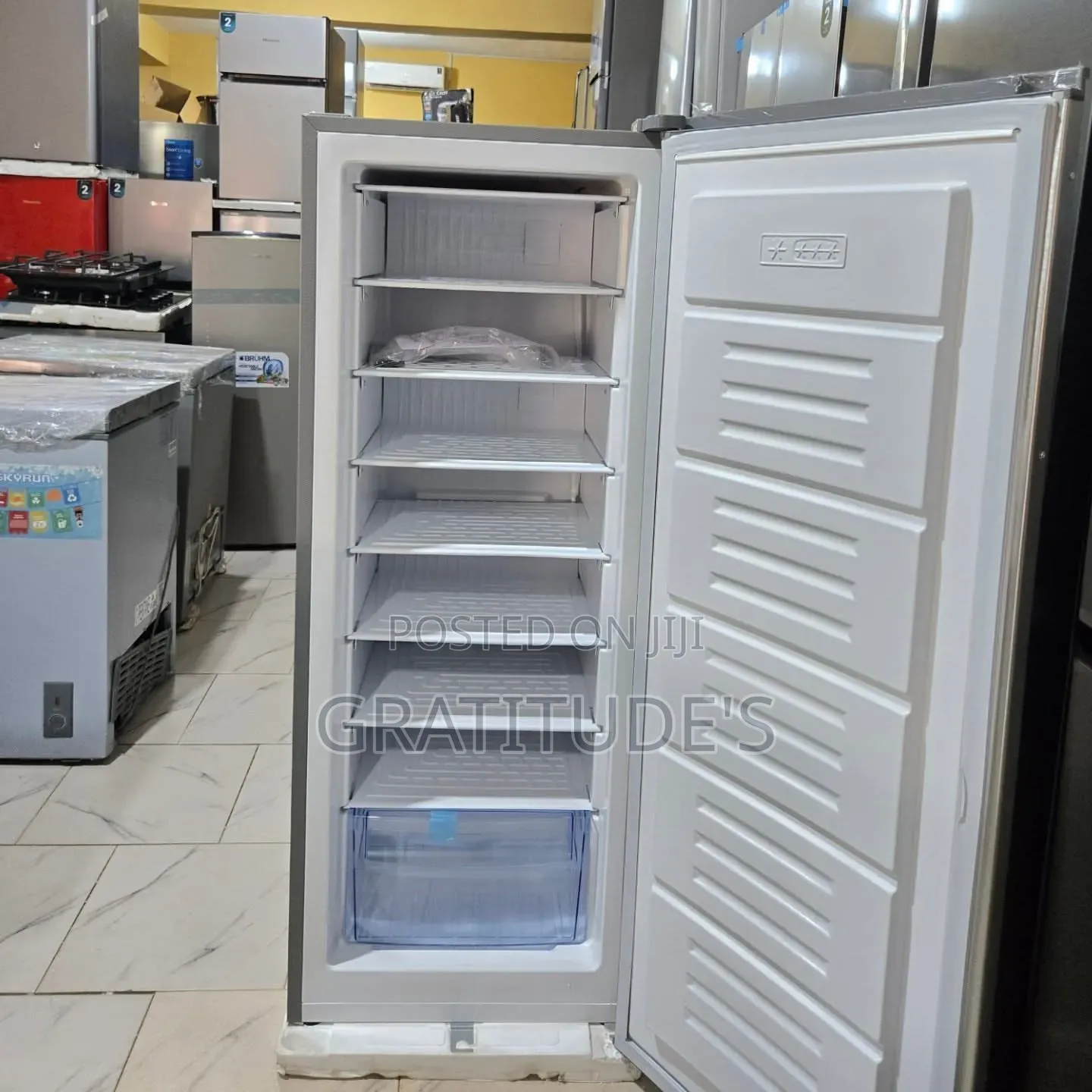 Skyrun Upright Freezer Model:Bdl-185h Gross Volume: 185l