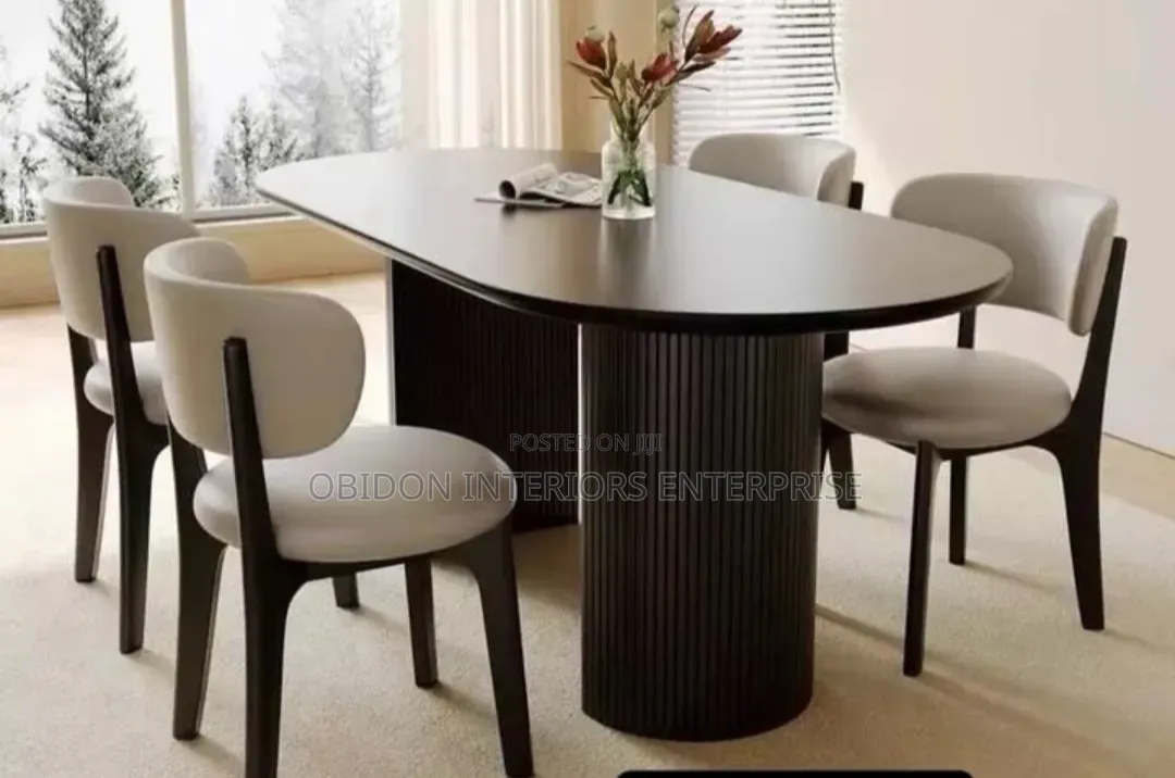Quality Wooden Dining Table by 6 Chair