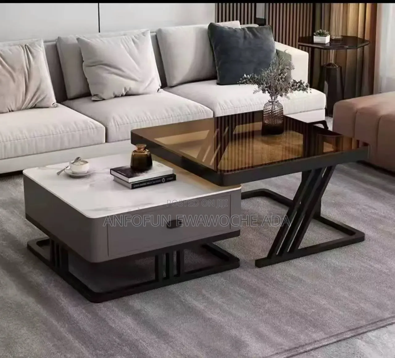Modern Aesthetic Luxury Table With Drawer