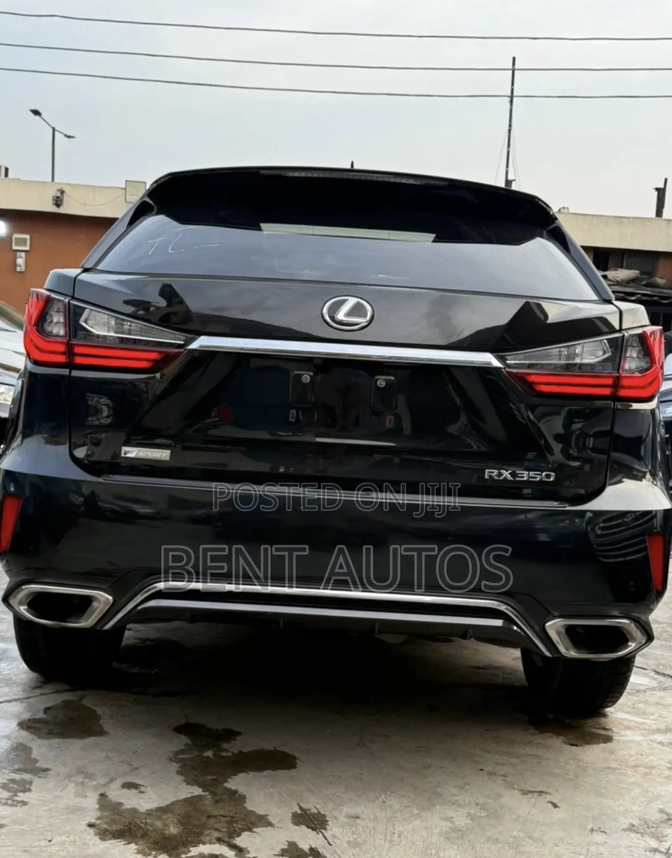 Lexus RX 350 F Sport AWD 2017 Black