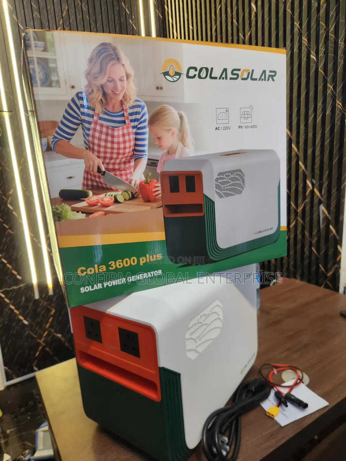 Cola 3.6kwh Plus All-in-One Solar Generator 2200w Output