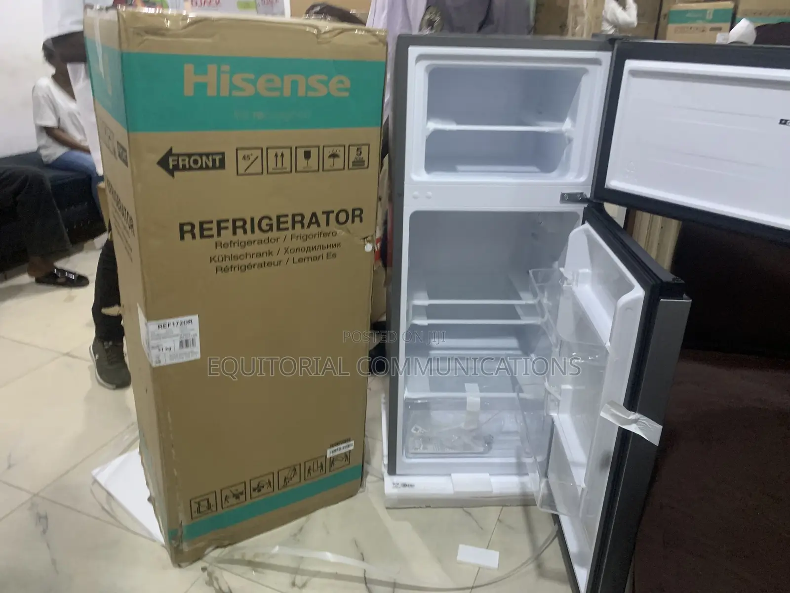 Hisense Ref172dr 124l Refrigerator With Convenient Double Door Access