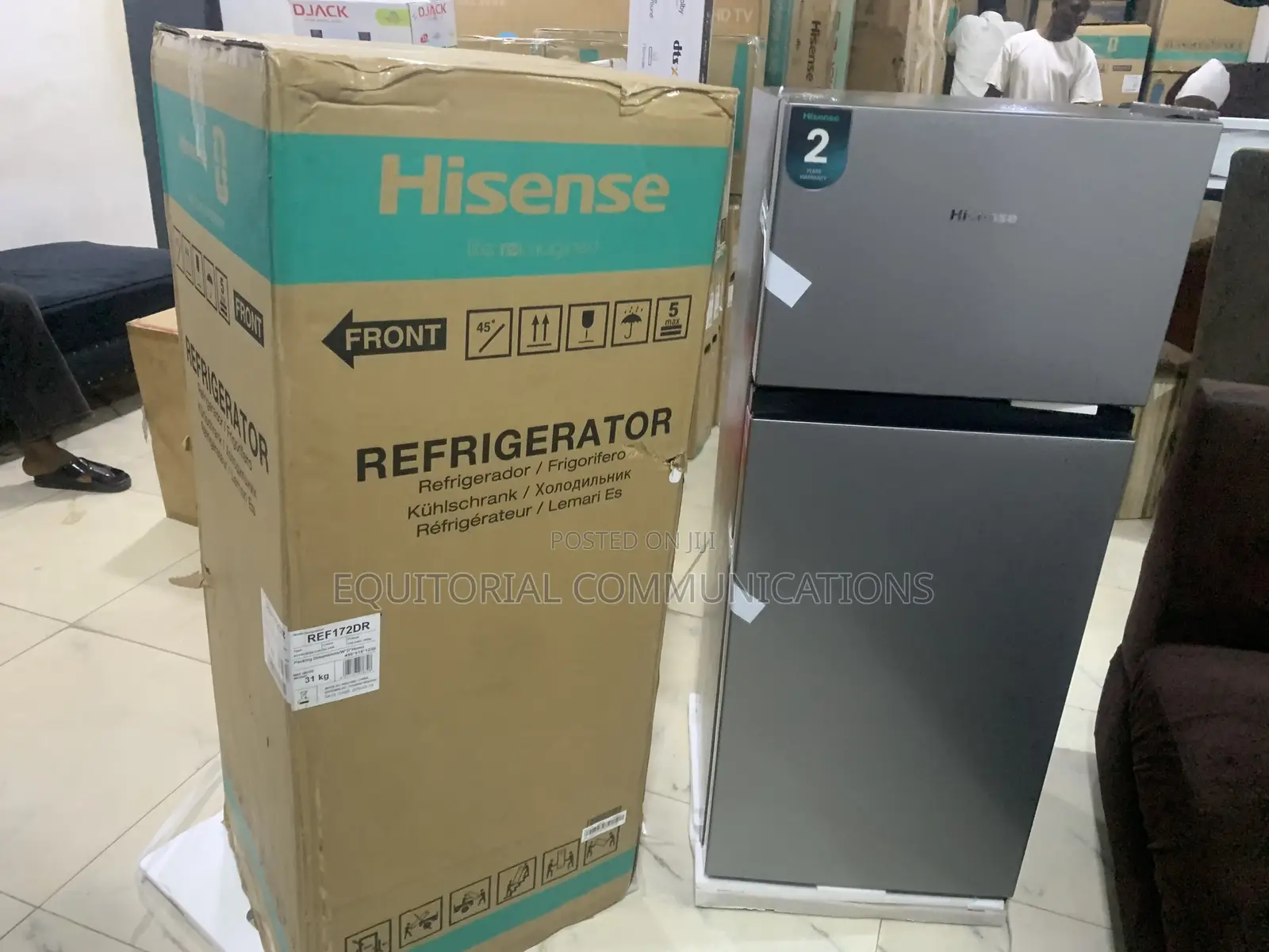 Hisense 124l Refrigerator With Quiet Compressor - Ref172dr