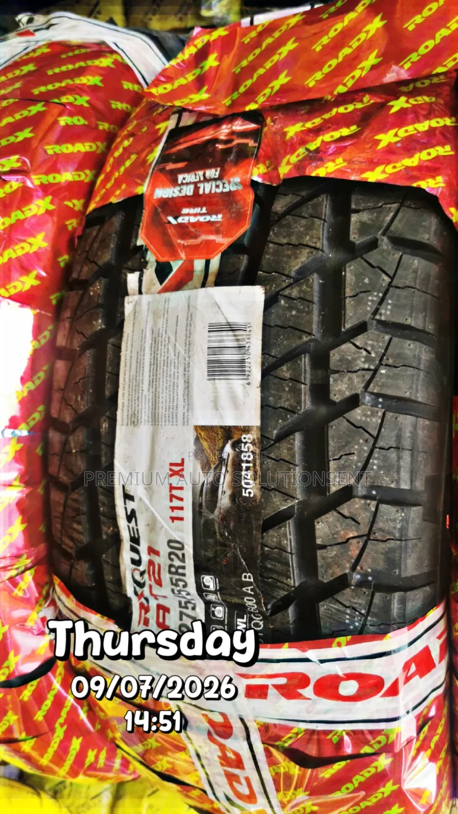 Brand New 275/55r20 Roadx