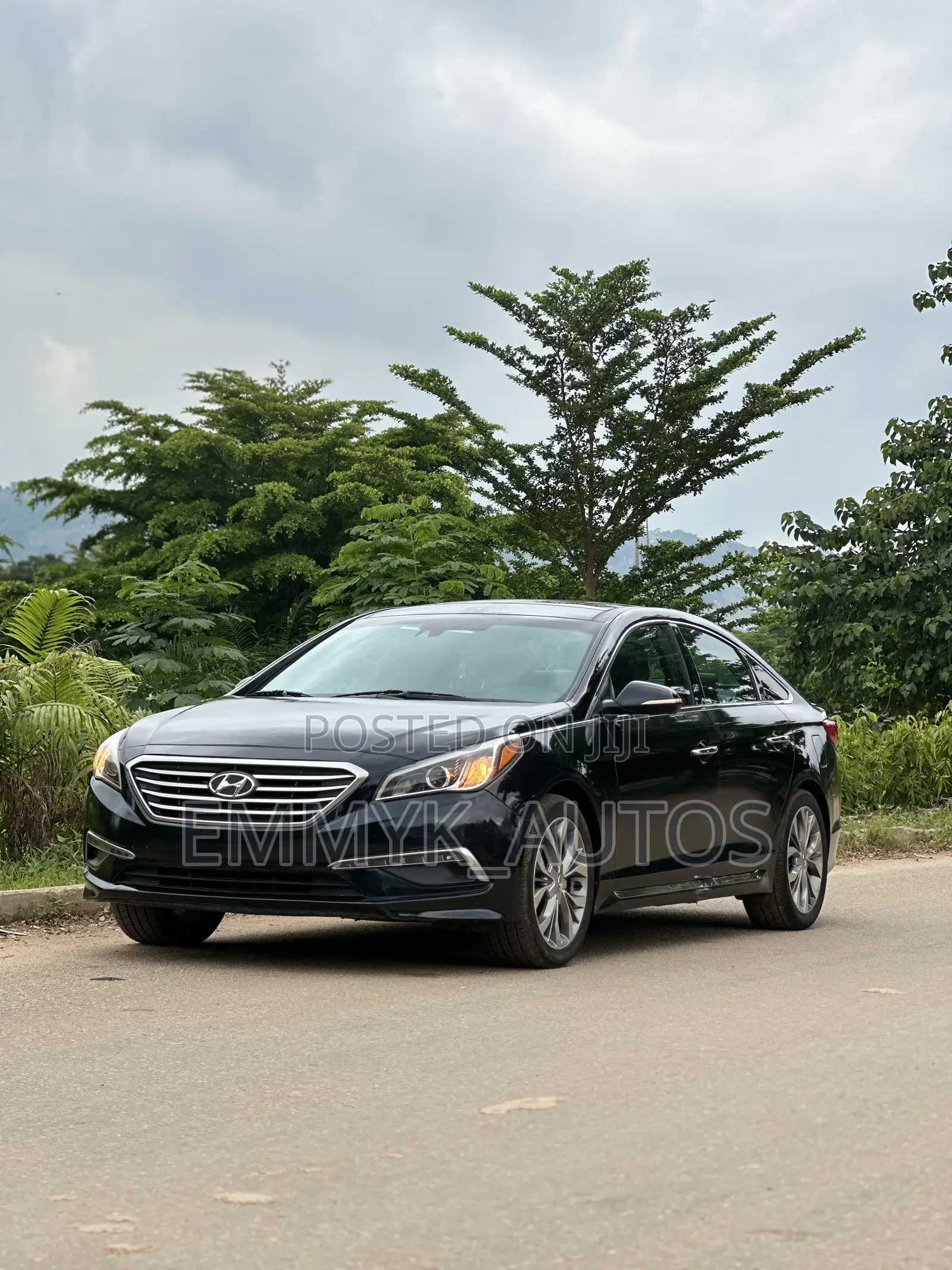 Hyundai Sonata Sport 2.0T 4dr Sedan (2.0L 4cyl Turbo 6A) 2015 Black