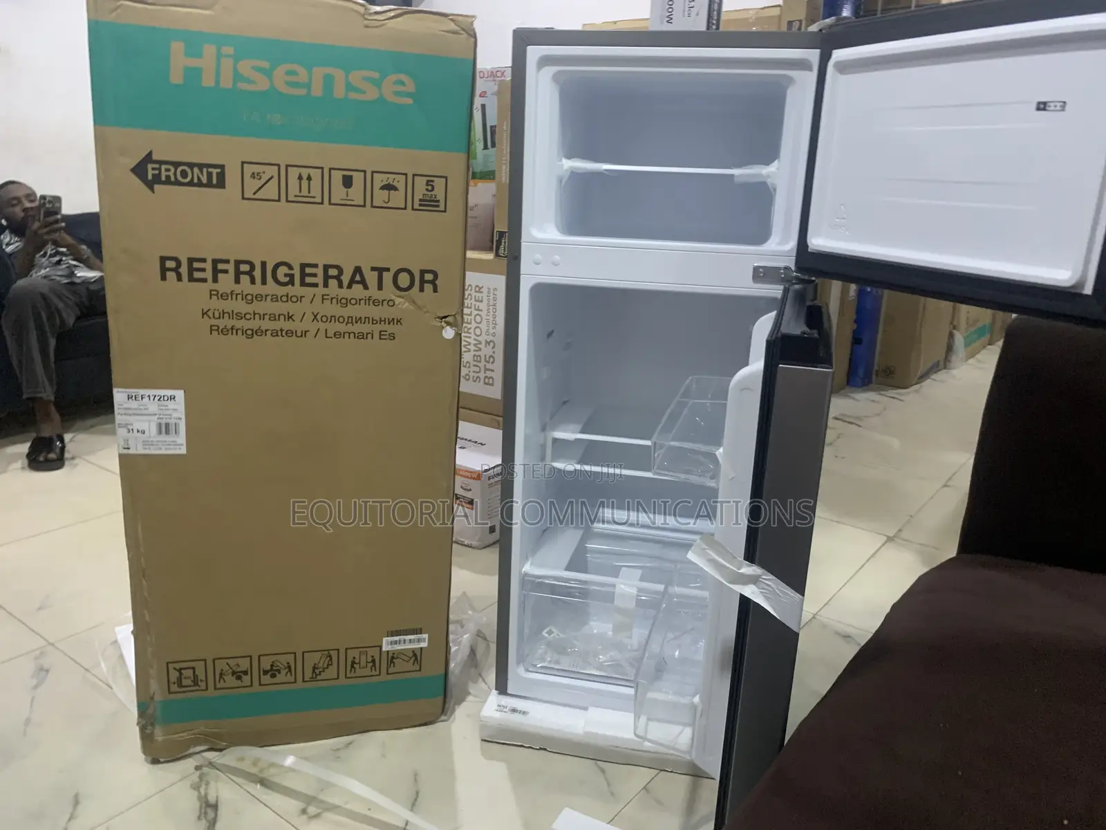 Hisense 172dr 124l Refrigerator – Smart Cooling for Every Home