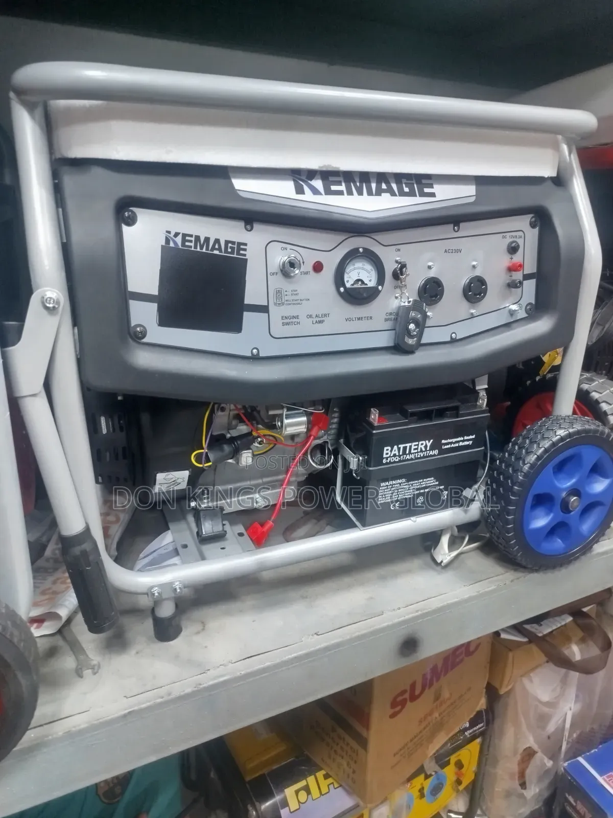 Kemage 8500 10.0kva Generator With 100% Copper Coil