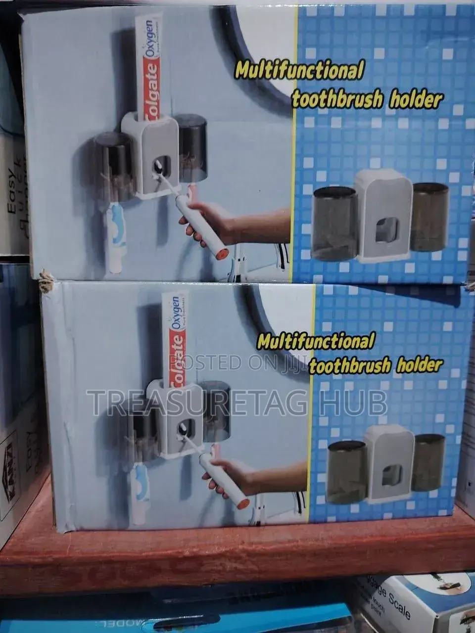 Toothbrush Holder With Cups