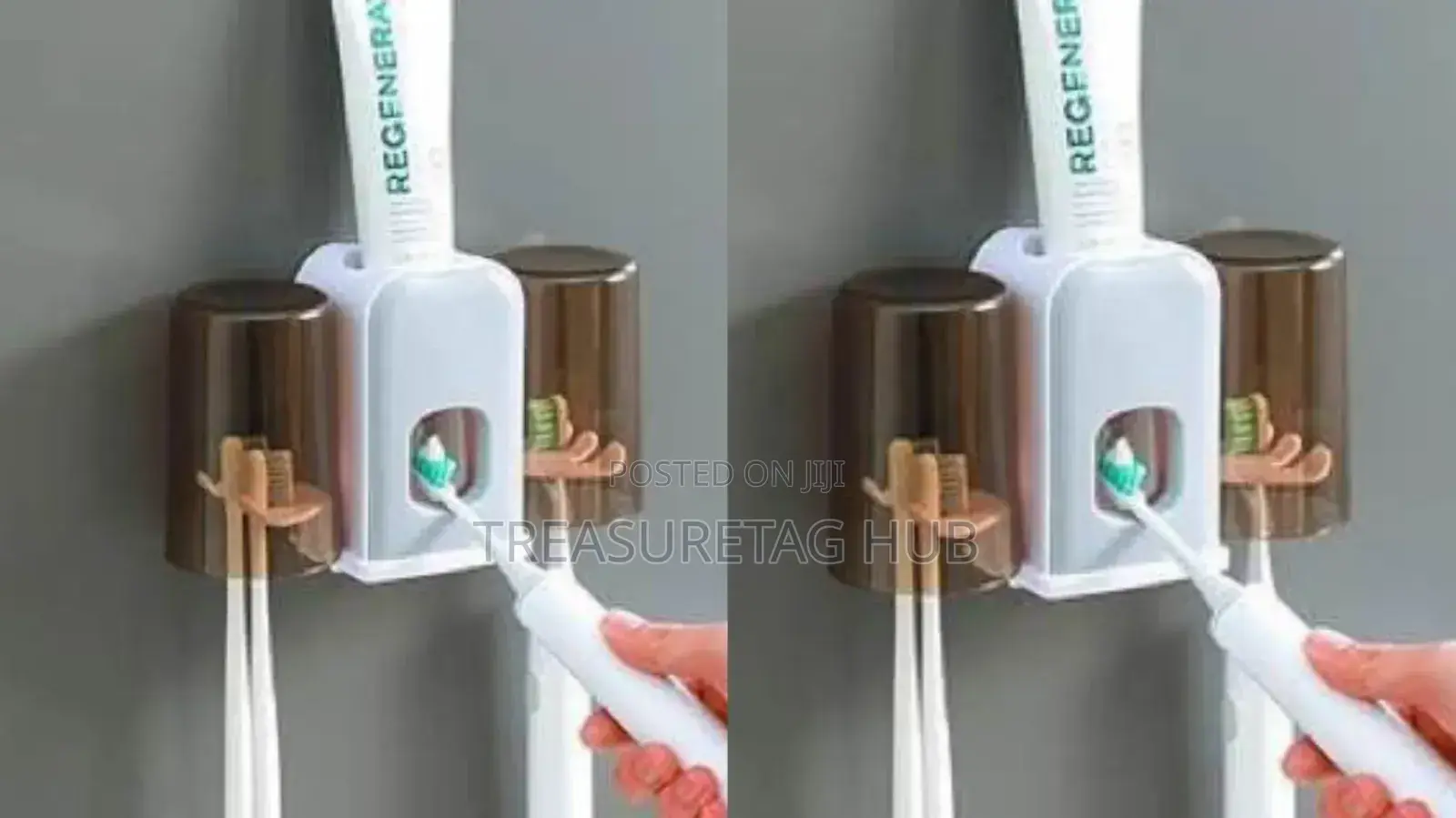 Toothbrush Holder With Cups