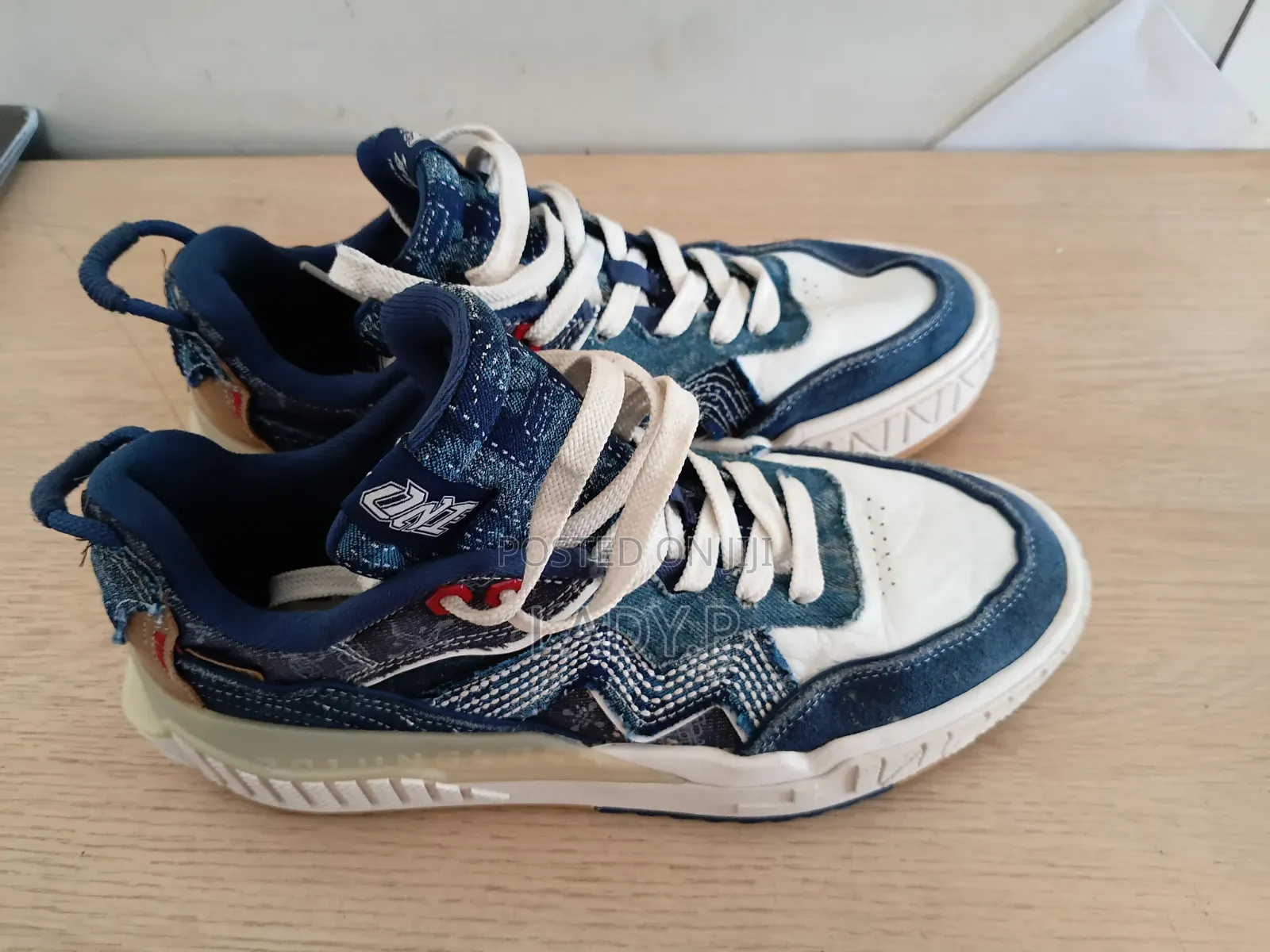 Li-Ning 001 Unblock Skate Shoes in "Jeans Blue- Size 43