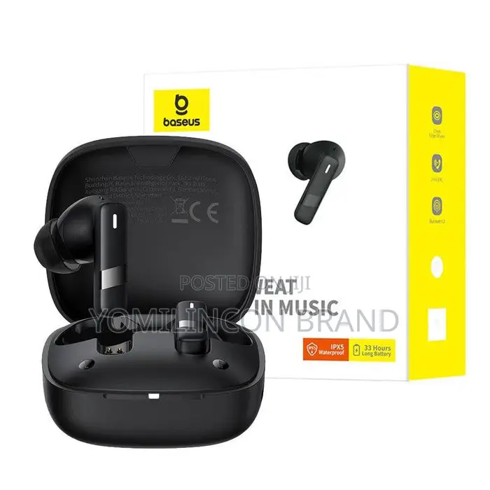 Baseus Bowie E20 True Wireless Earphones - Black