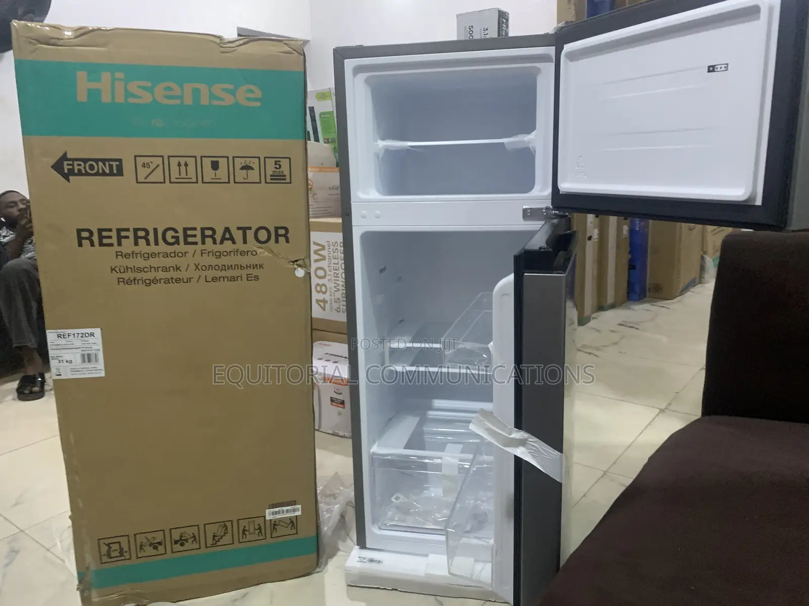 Hisense 172dr 124l Refrigerator – Sleek Design, Powerful Cooling