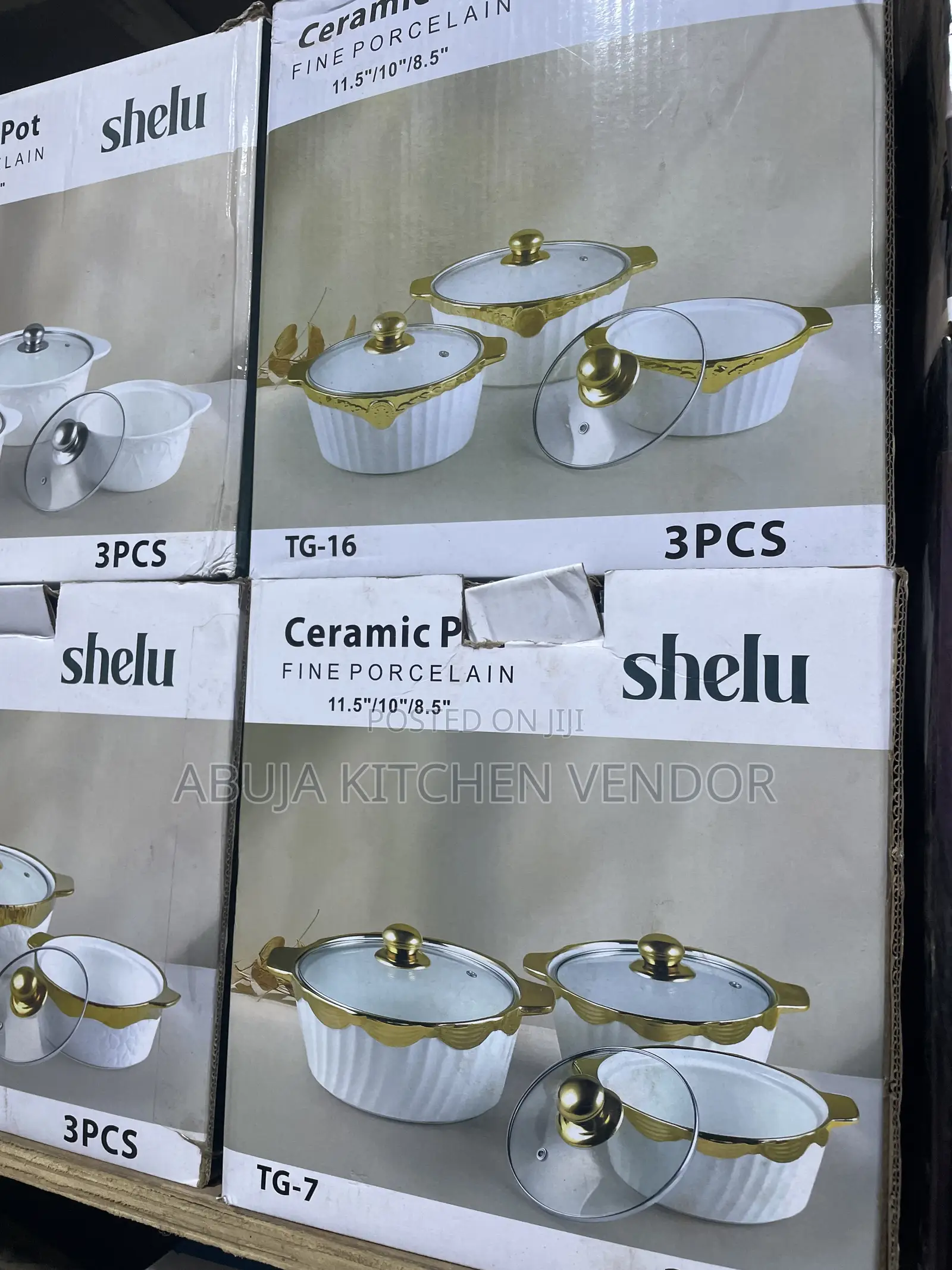 Ceramic Golden Serving Plate