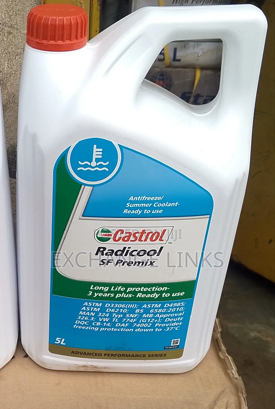 Castrol Radiator Coolant 5l Long Life Protection Coolant