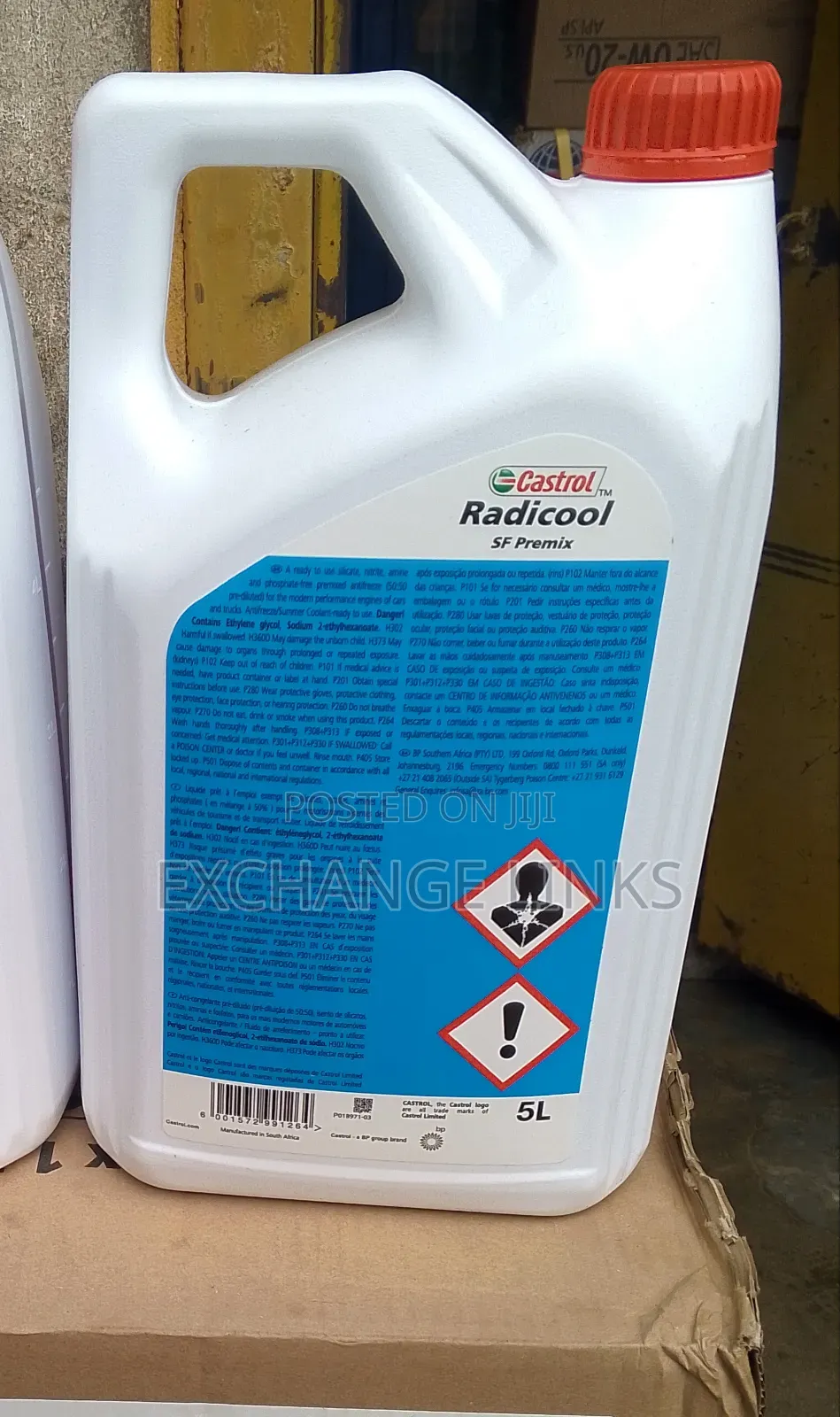 Castrol Radiator Coolant 5l Long Life Protection Coolant
