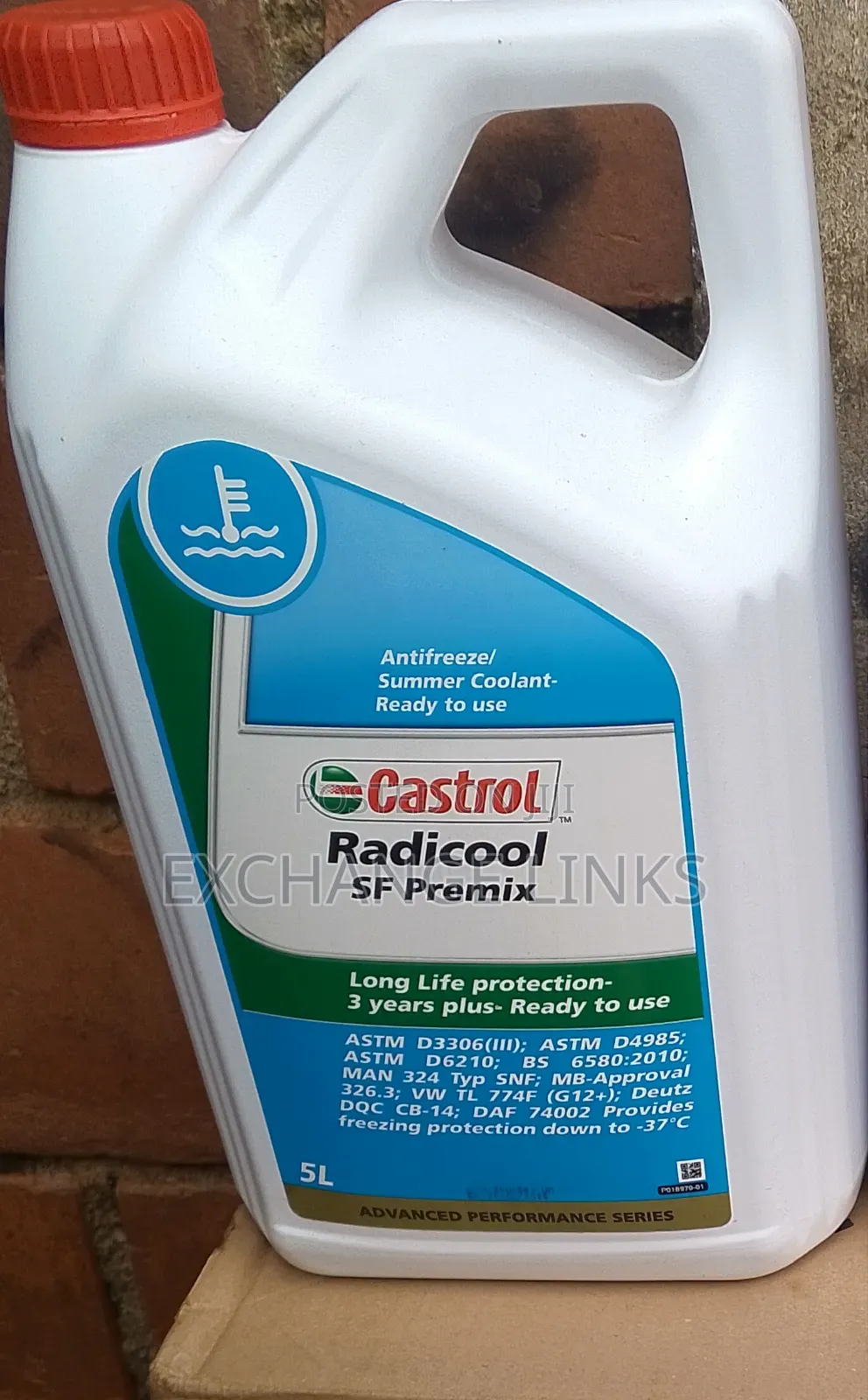 Castrol Radiator Coolant 5l Long Life Protection Coolant