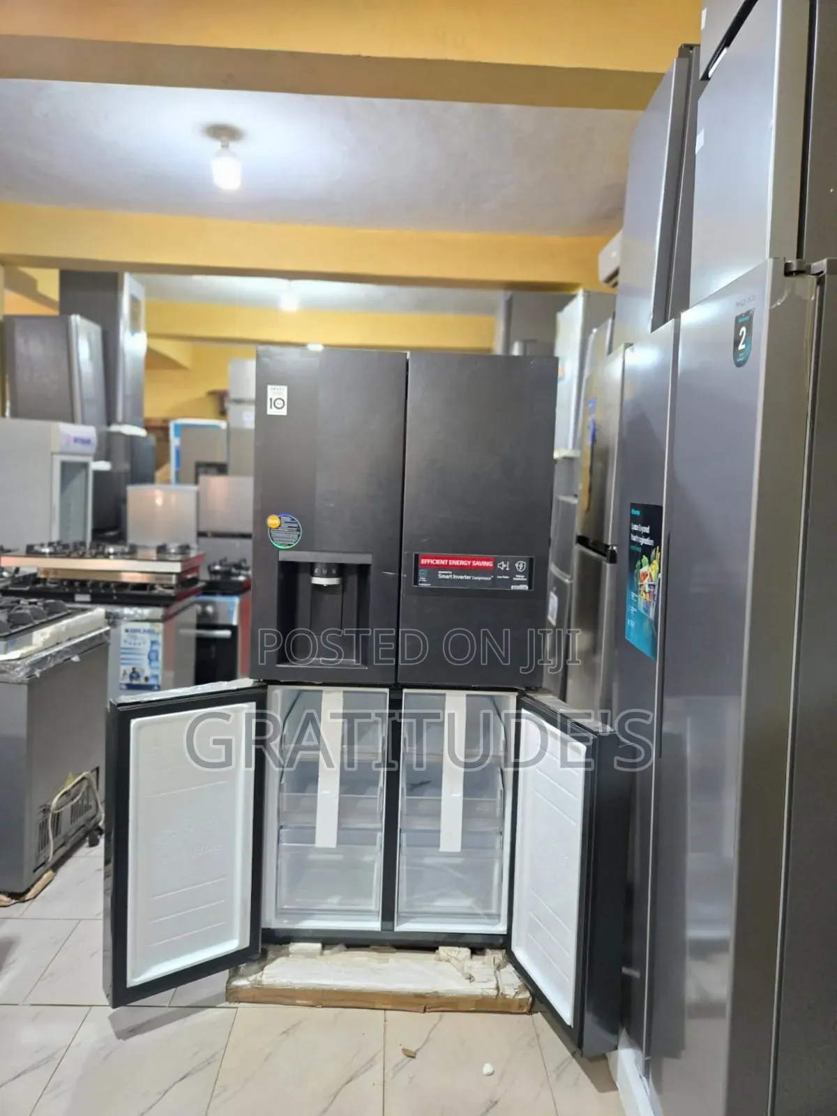 Lg Inverter Side-by-Side Refrigerator Model: Ref 22 FFQPB 570l