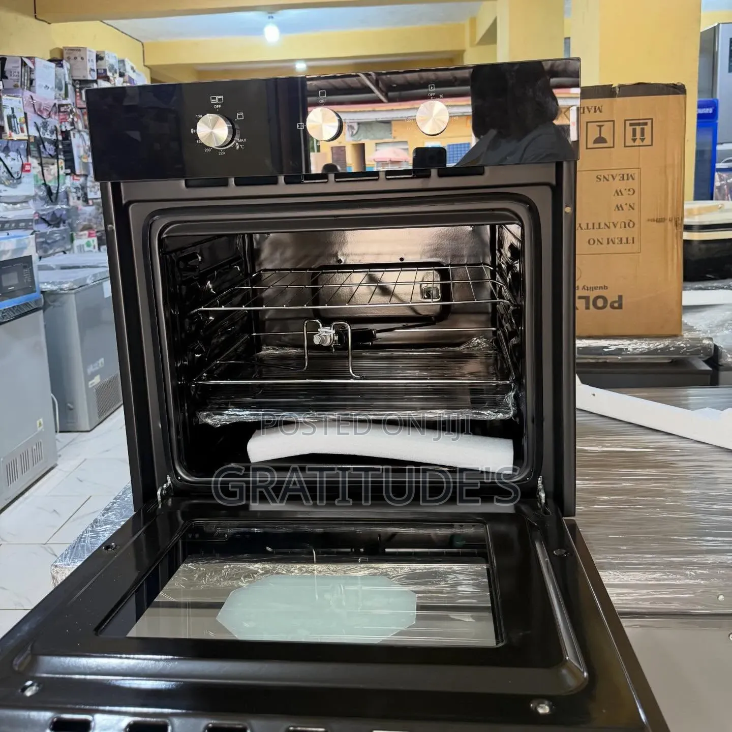 Polystar Inbuilt Oven Gas and Electric Use Oven and Grill Function