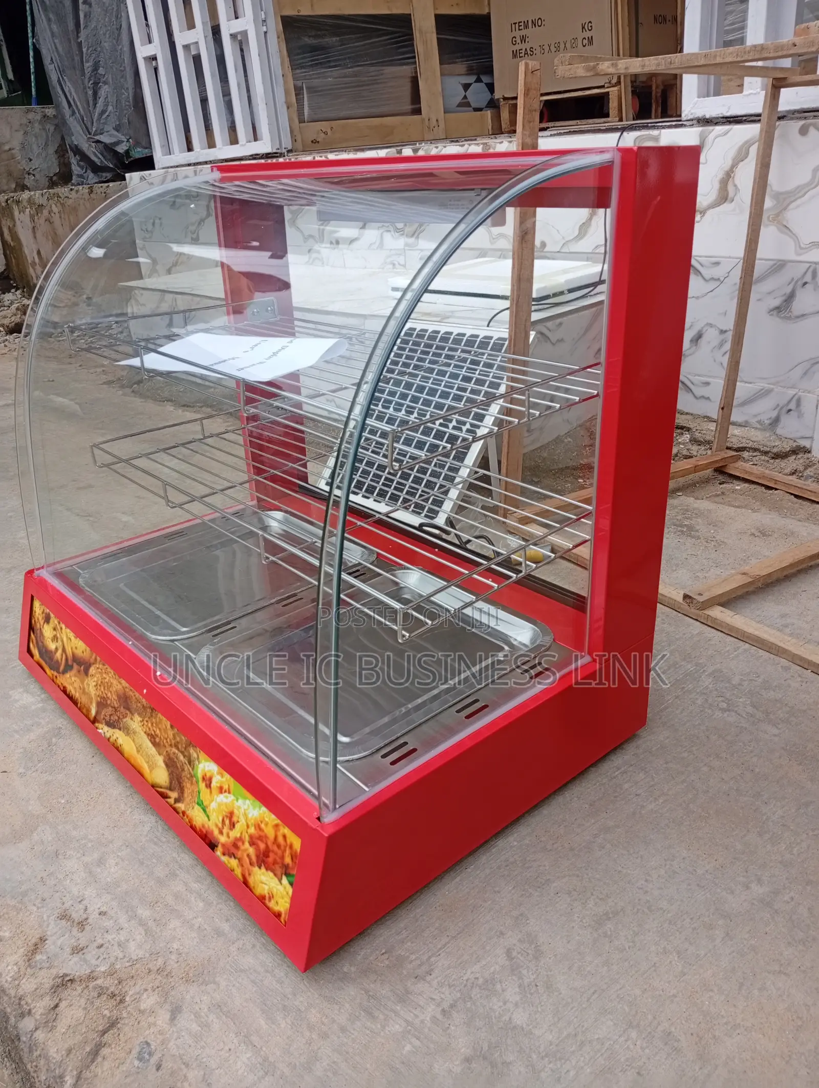 2ft Red Warmer Two Plates
