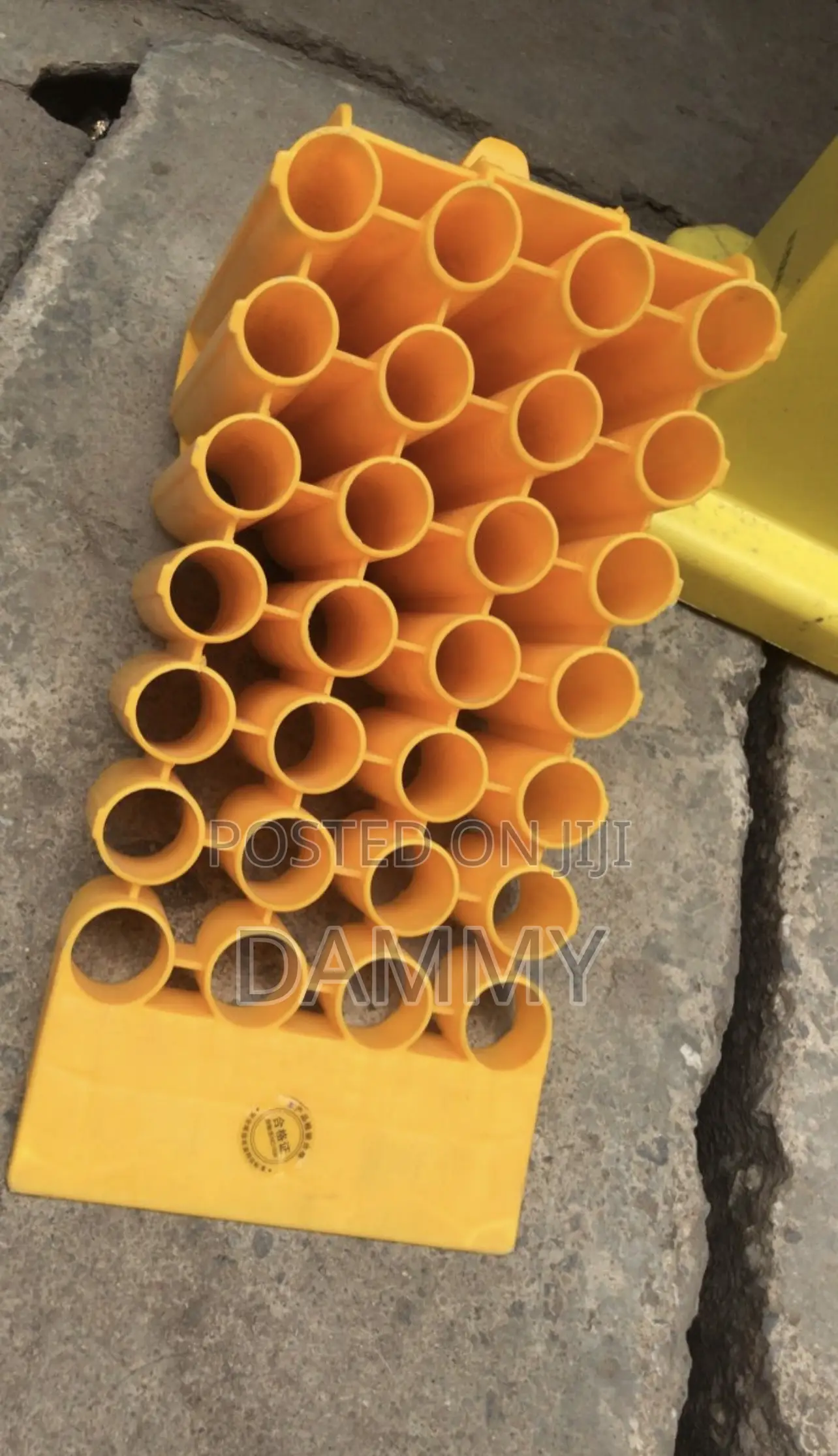Yellow Plastic Wheel Chock